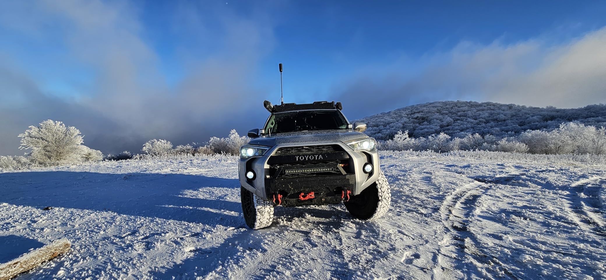 Hooke Road 4Runner Stubby Front Bumper for 2014-2024 Toyota 4Runner 5th Gen (Exclude Limited & Nightshade), Blink Offroad Bumper w/Winch Plate & D-ring Mounts customer photo 2