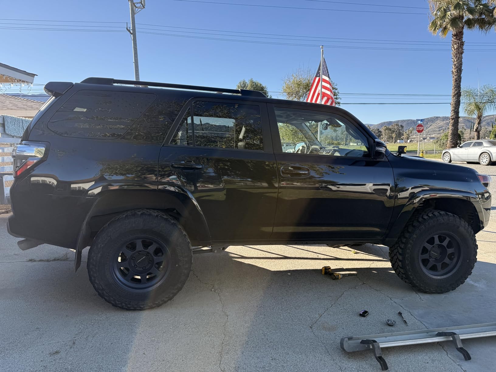 Hooke Road 4Runner Rock Sliders Tube Side Door Armor Rocker Gurad Rails for 2010-2024 Toyota 4Runner 5th Gen (Exclude Limited, Nightshade, TRD Sport & 10-13 SR5) customer photo 1