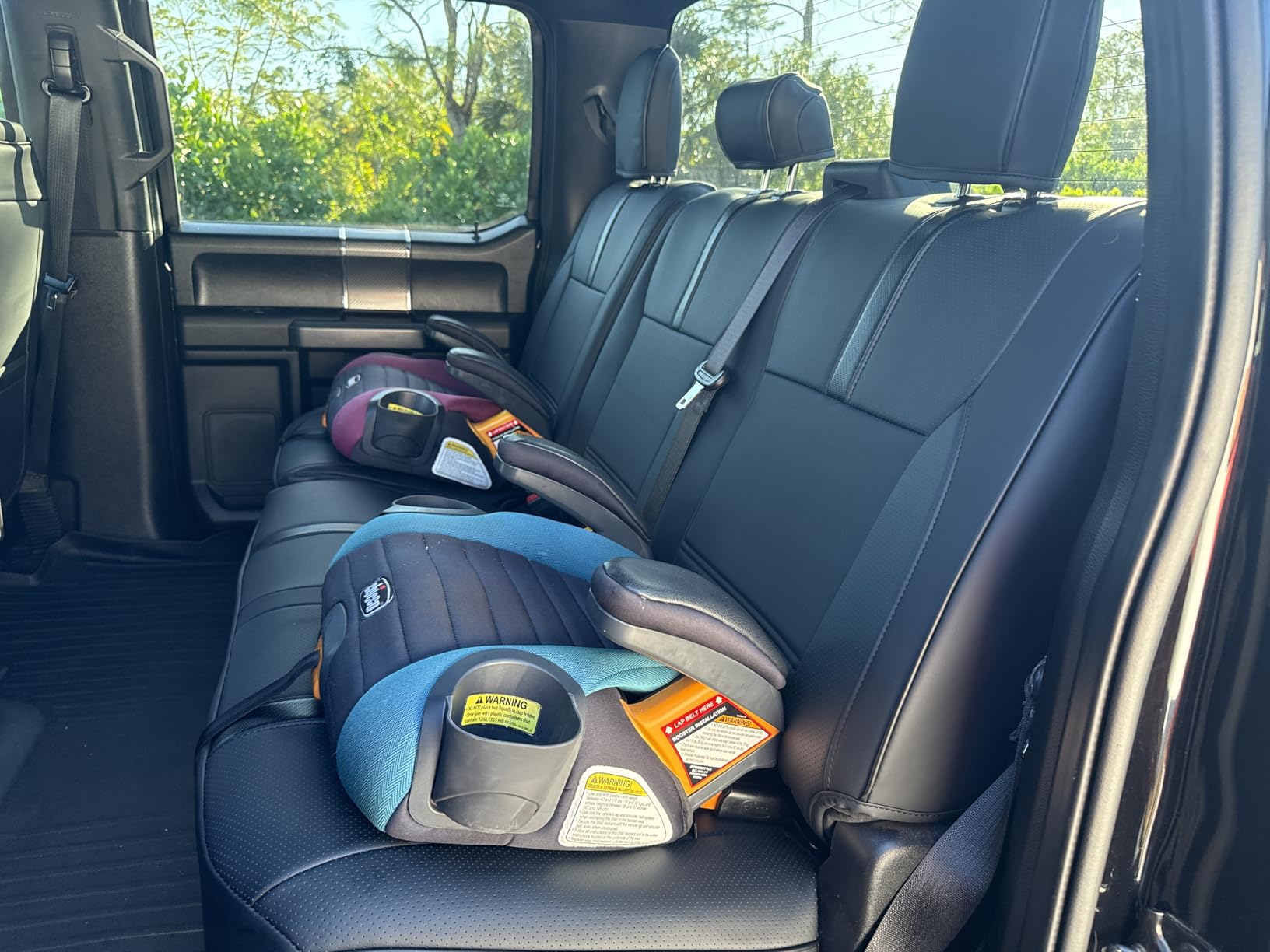 CreekT Full Set Seat Covers for Ford F150 2015-2025, Waterproof Pickup Custom Fit Faux Leather Seat Covers for Ford F-150 Accessories, for F150 2021 2022 2023 2024 2025 Super Crew/Crew Cab(XL,XLT) customer photo 2