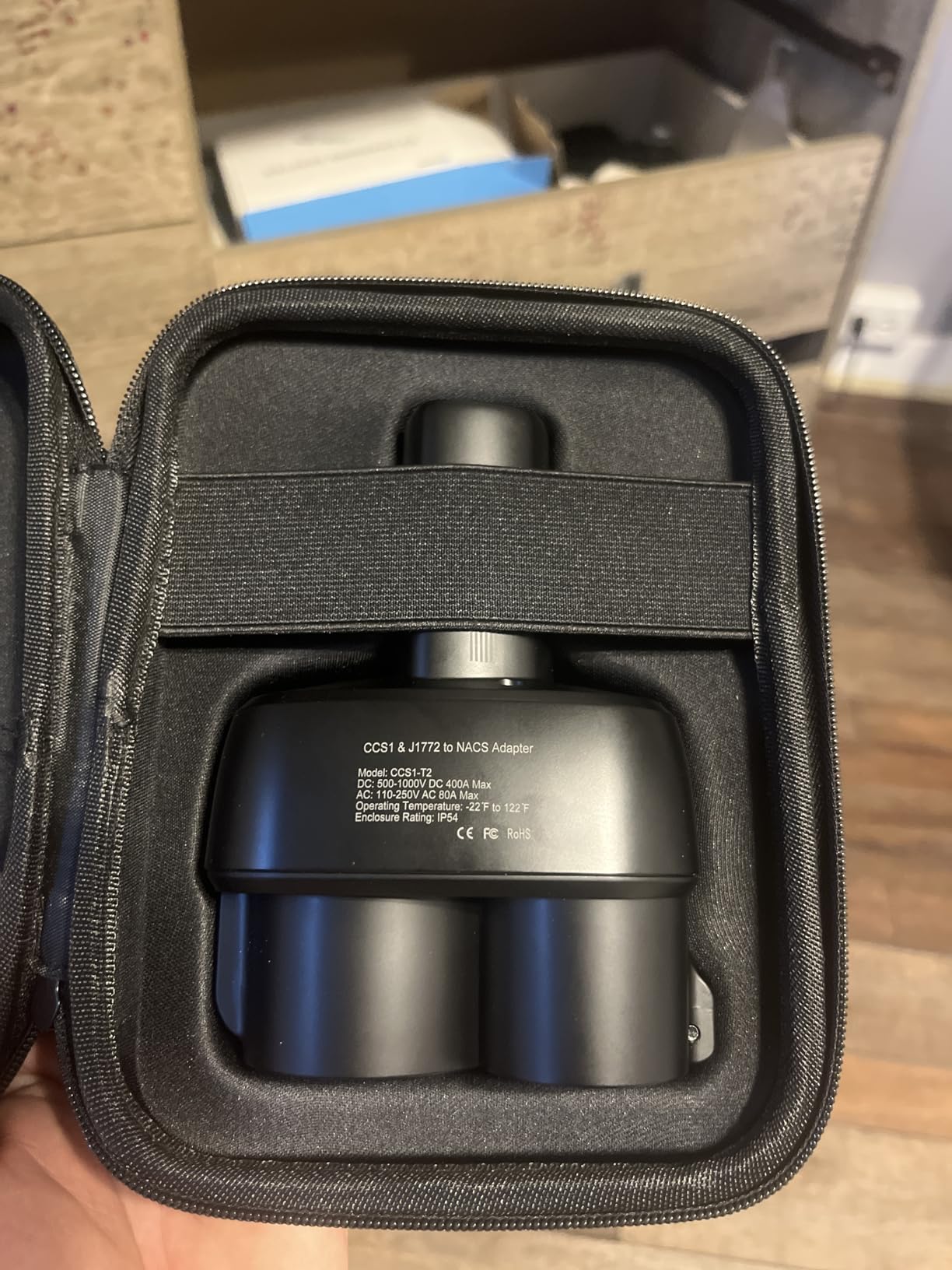 Ecogenix Upgraded 2In1 CCS & J1772 to Tesla Adapter, 250KW Fast CCS1 to Tesla Charging Adapter, ONLY Fit for Tesla Model Y, 3, S, X, Compatible with Level 1 2 3 Charging Stations with CCS1& J1772 customer photo 1