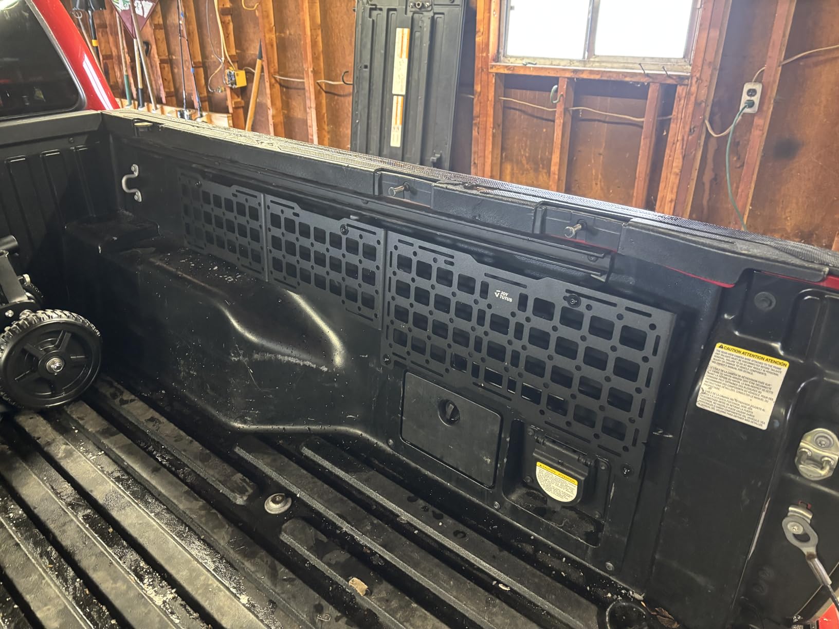 JOYTUTUS Molle Panel Compatible with 2005-2026 Tacoma, Molle Panels for Vehicles, Rigid Metal Truck Bed Molle Panel, Tactical Storage Panel Organizer System customer photo 1