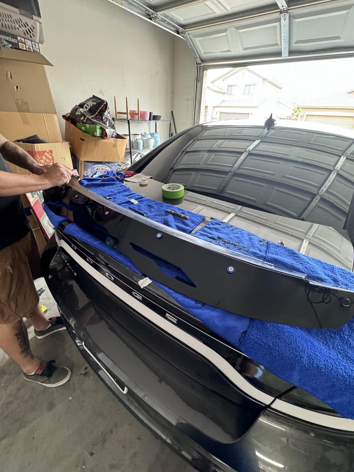 Rear Trunk Spoiler Wing Gurney Flap Wickerbill Hellcat Style Fit for Dodge Charger SXT/SRT/GT/RT/Scat Pack/Enforcer 2011-2023 Accessories customer photo 2