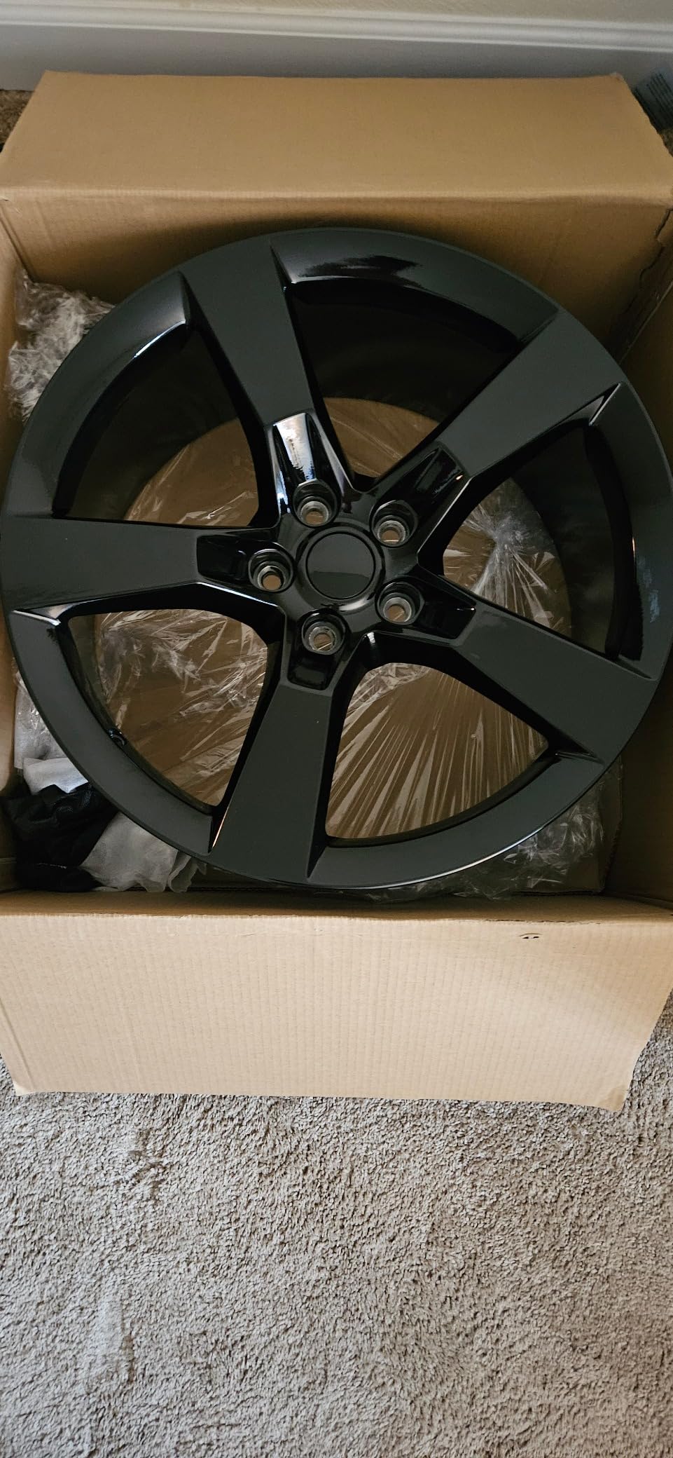 OE Wheels CV11 20 Inch Rims Fit Camaro SS Style 5x120 20x9 Gloss Black - Hollander 5443 (Set of 4) customer photo 1