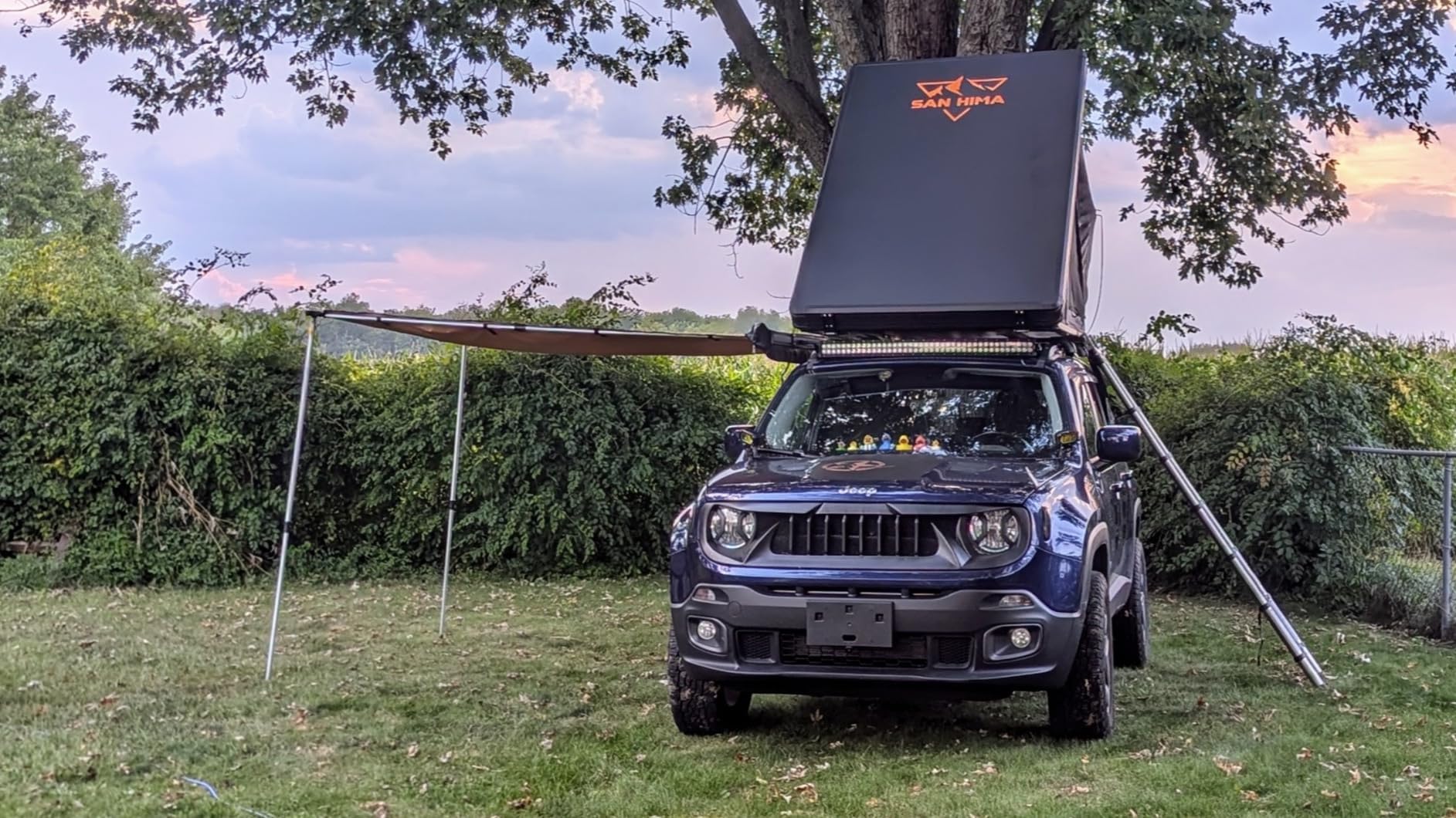 VEVOR 270 Degree Awning, Ultimate Sun Protection Vehicle Awning, Waterproof UV50+ Car Side Awnings with Carry Bag, All-Weather Free-Standing Overland Awnings Car Shelter for SUV Van Truck Camping customer photo 2