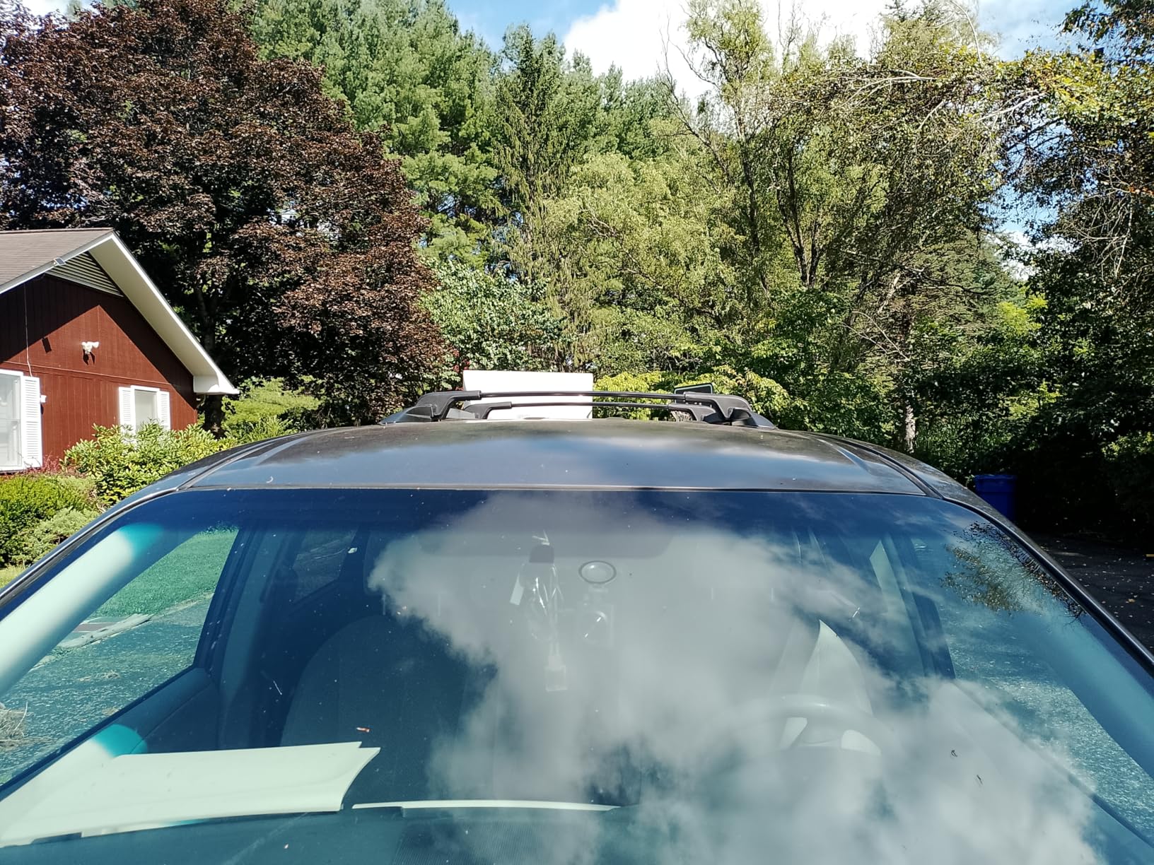 KINGGERI 300LBS Lockable Roof Rack Cross Bars Compatible with Toyota RAV4 2013-2018, Lockable Aluminum Heavy Duty Crossbar Anti-Theft Metal Lock Key Black Matte Powder Coated Non-Corrosion customer photo 2