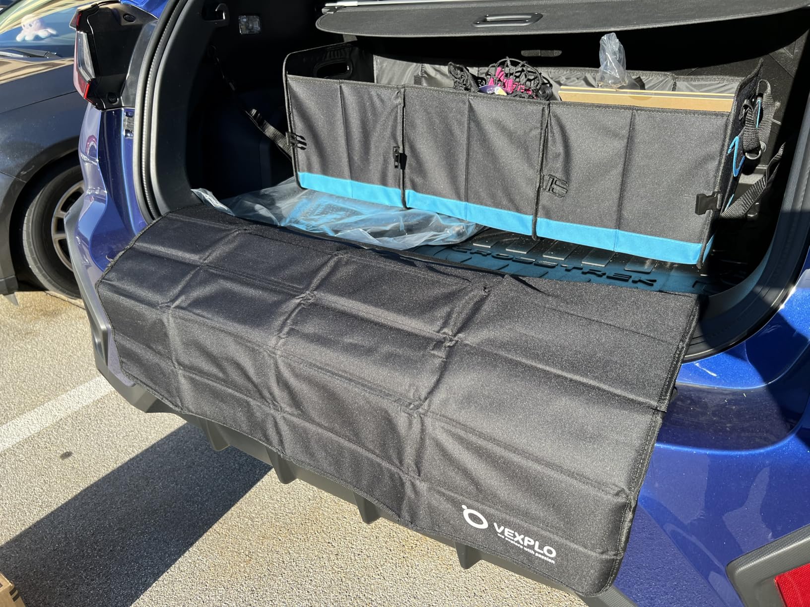 Large Rear Bumper Guard for Cars, 38 x25 inches Foldable Car Rear Bumper Protector Guard, Protects Bumper of Cars, SUVs, Trucks, Vans from Scratches During Loading/Unloading customer photo 2