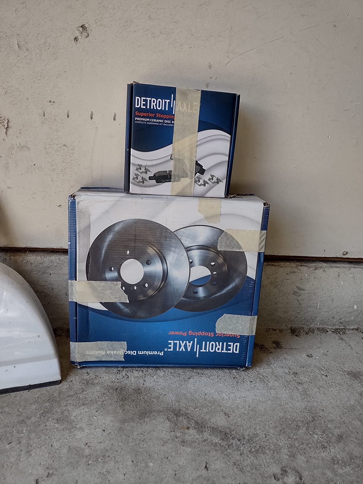 Detroit Axle - Brake Kit for 2016-2021 Honda Civic, Disc Brake Rotors 2017 2018 2019 2020 Ceramic Brakes Pads with Hardware Replacement : 11.10 inch Front and 10.24 inch Rear Rotors customer photo 1