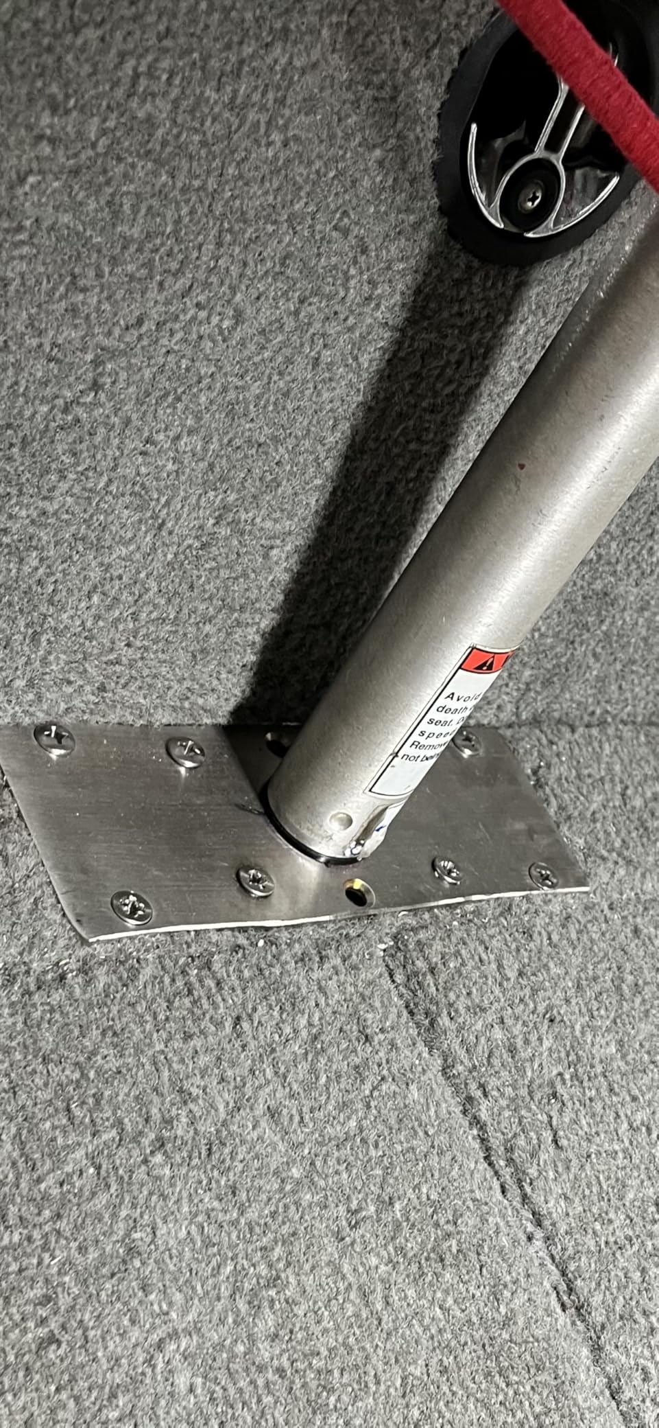 Boat Seat Base Mount Boat Seat Pedestal Base Mount Plate for 3/4