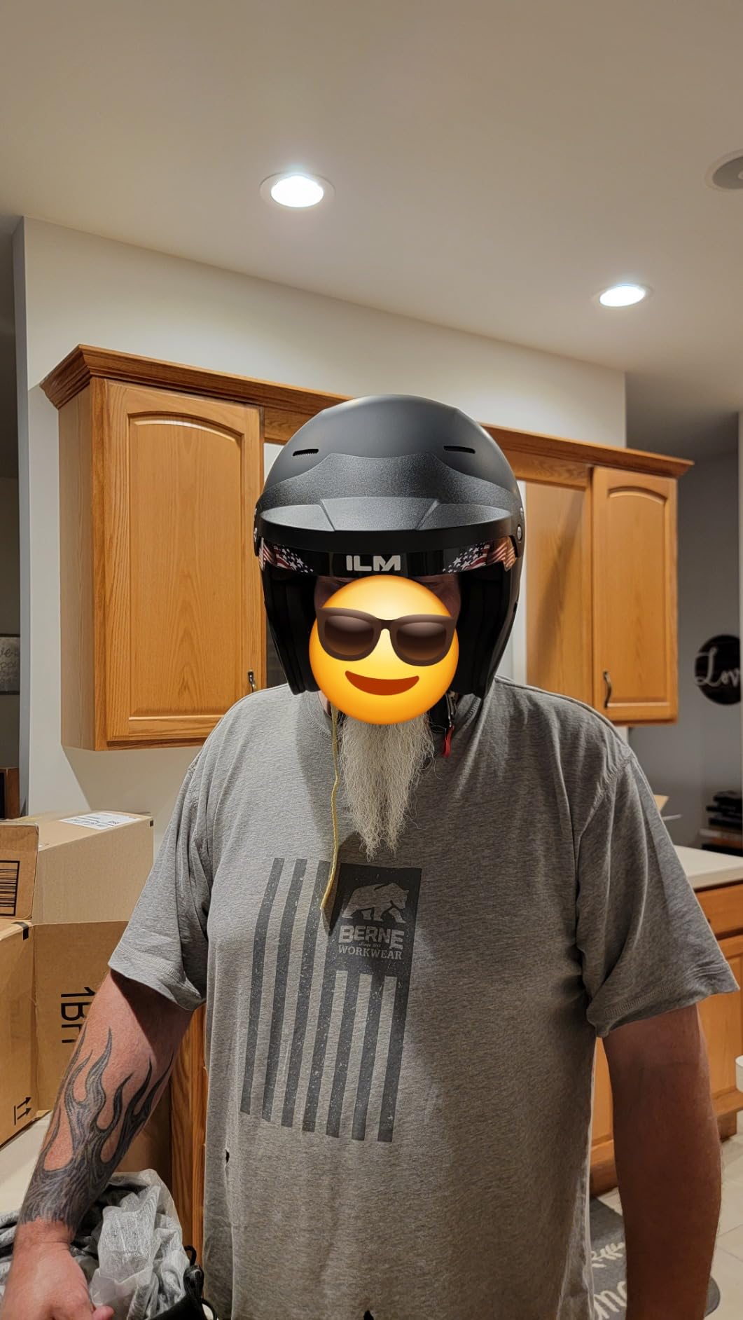 ILM Snell SA2025 Open Face Auto Racing Helmets for Men and Women Model R85 customer photo 1