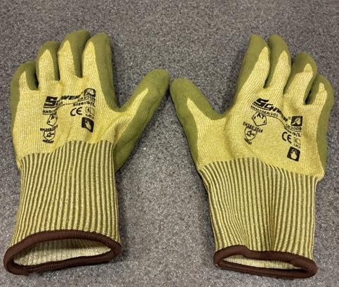 Schwer 2 Pairs Cut Resistant Gloves ANSI A6/A7 (Send Randomly) Cut Proof Work Gloves, Touchscreen, for Men and Women Used for Woodworking, Glass Cutting, Construction, Cargo Handling, Car Repair, L customer photo 1