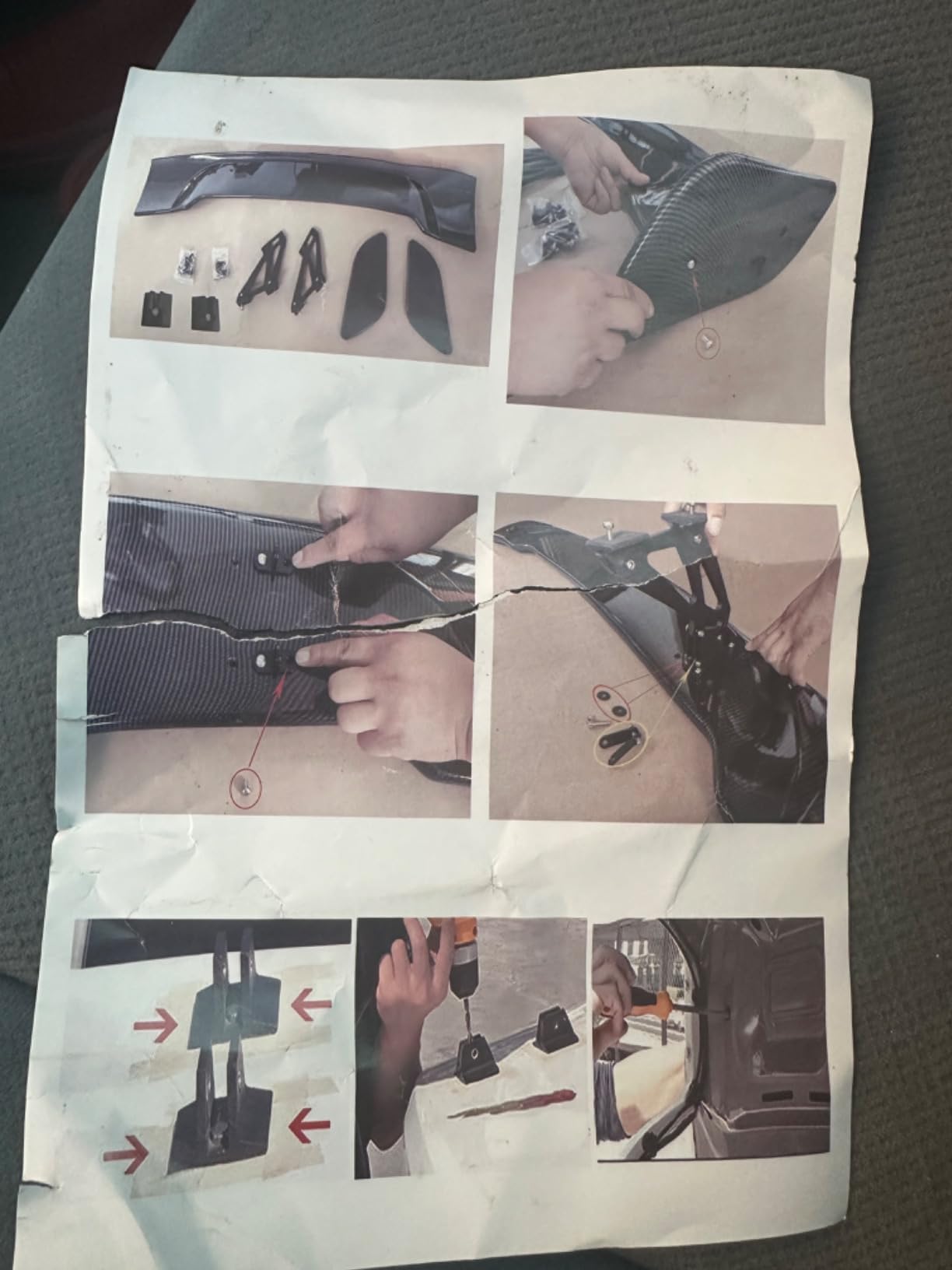 57 Inch Universal Rear Trunk Spoiler Wing GT Style ABS Racing Car Spoiler Compatible with Sedan Coupe Hatchback Wide Adjustable Rear Spoiler Wing Matt Black customer photo 2