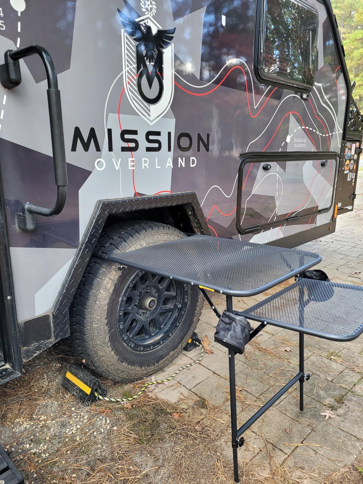 Nice C Tailgate Table, Car Desk, Aluminum Tailgate Table, Car Camping, Mounted Camping Tables, Overlanding Gear, Vehicle Tables, Adjustable Height & Length, Lightweight customer photo 1