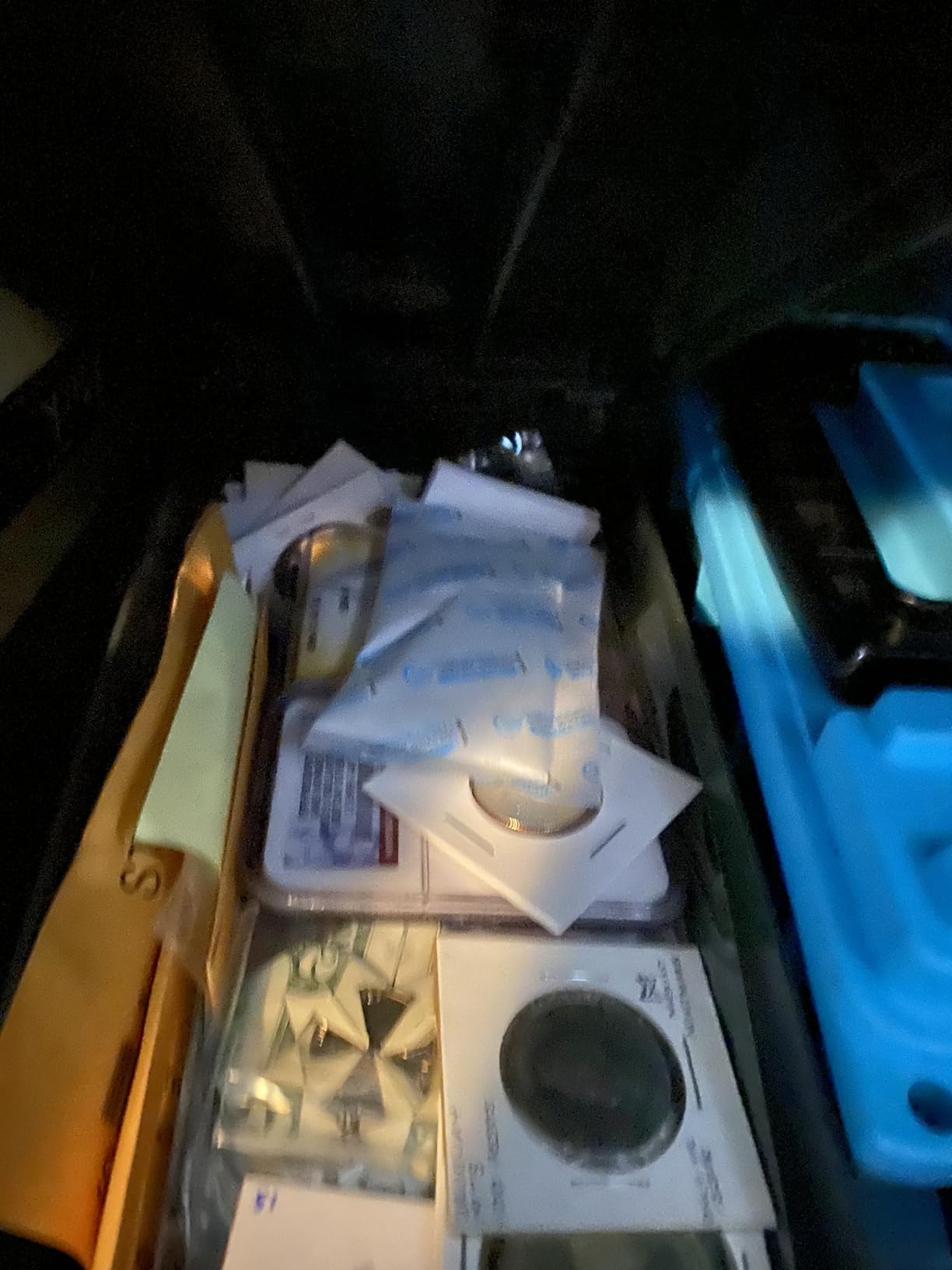 500g x 2pcs Rechargeable Desiccant Packs, Reusable Car Dehumidifier, Microwave Reactivated Silica Gel Packets Moisture Absorber with Color Indicating for Safe Closet Basement Garage customer photo 2