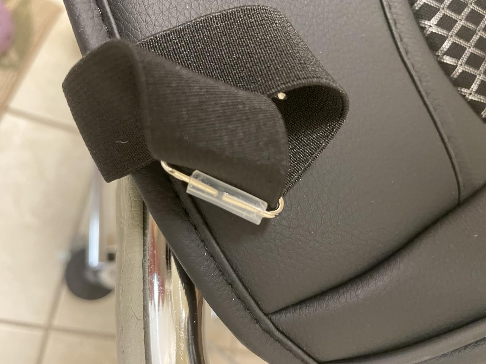 2 Pack Black Ventilated Bottom Car Seat Cover, 3D Air Mesh Breathable Front Leather Car Seat Protectors, Universal Fit Automotive Comfortable Seat Cushion with Storage Pocket for Car Truck SUV customer photo 2