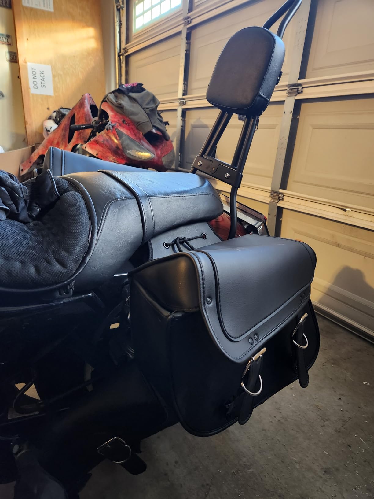 Nomad Universal Motorcycle Saddlebags - Large Quick-Easy Throw Over Bags for Cruiser, Chopper, Touring - Heavy Duty saddle bags, Waterproof, Secure Lock, Durable Storage Side Bags for Bikers customer photo 2