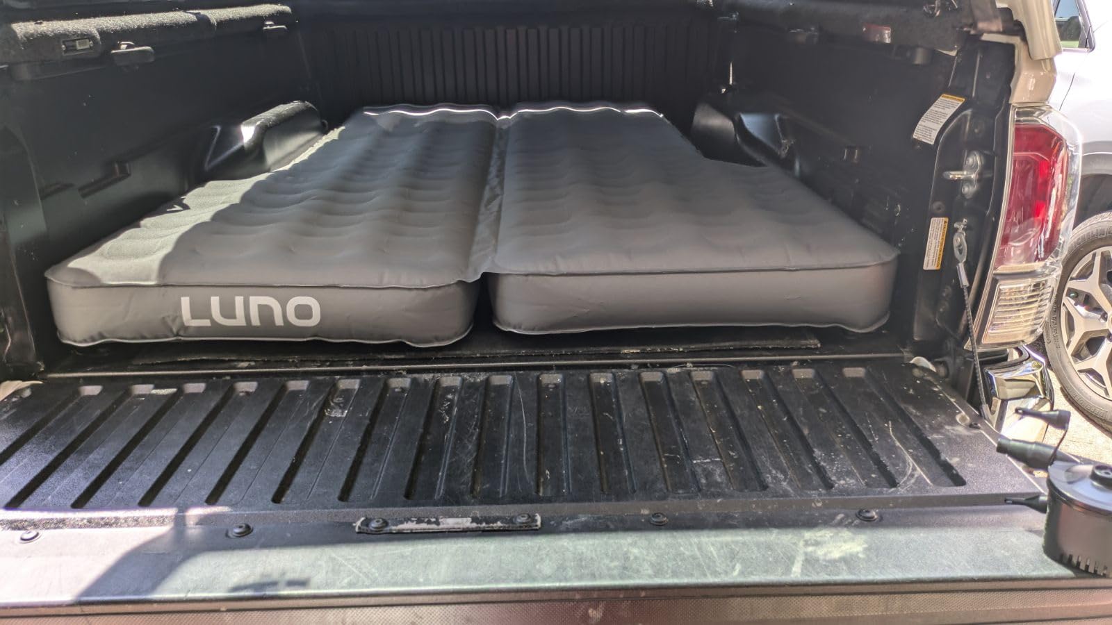 Luno AIR 6ft Truck Bed Mattress Car Camping - Tailored 2nd & 3rd Gen Tacoma Support | Sleeps 2 People up to 6ft Tall customer photo 1