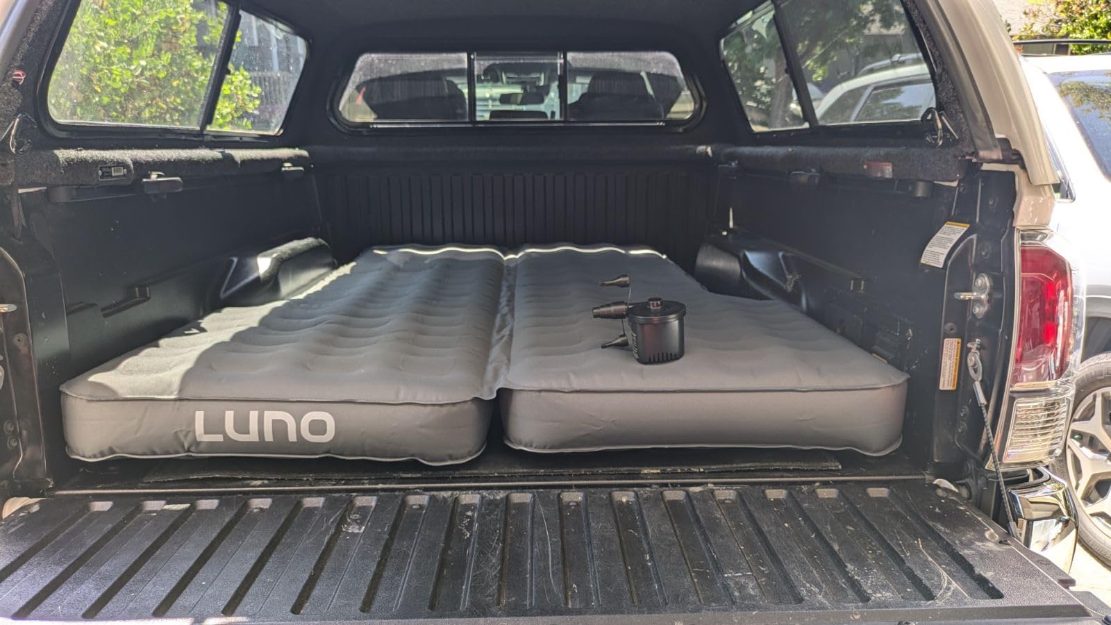 Luno AIR 6ft Truck Bed Mattress Car Camping - Tailored 2nd & 3rd Gen Tacoma Support | Sleeps 2 People up to 6ft Tall customer photo 2