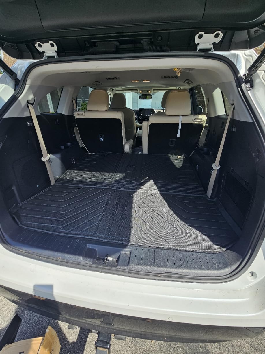 KARPAL Floor Mats Fit for Toyota RAV4 2019-2025 (Include Hybrid), Custom Fit All Weather TPE Floor Liners, 1st & 2nd Row & Cargo Liner & Backseat Mat, RAV4 Accessories customer photo 2