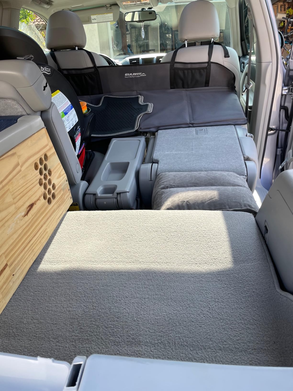 Portable Air Mattresses for Sleeping, Car Rear Seat Mattress Extension Plate, Folding Car Bed Mattress, Increase Travel Trunk Space & Car Bed Camping Space for Car/SUV customer photo 2