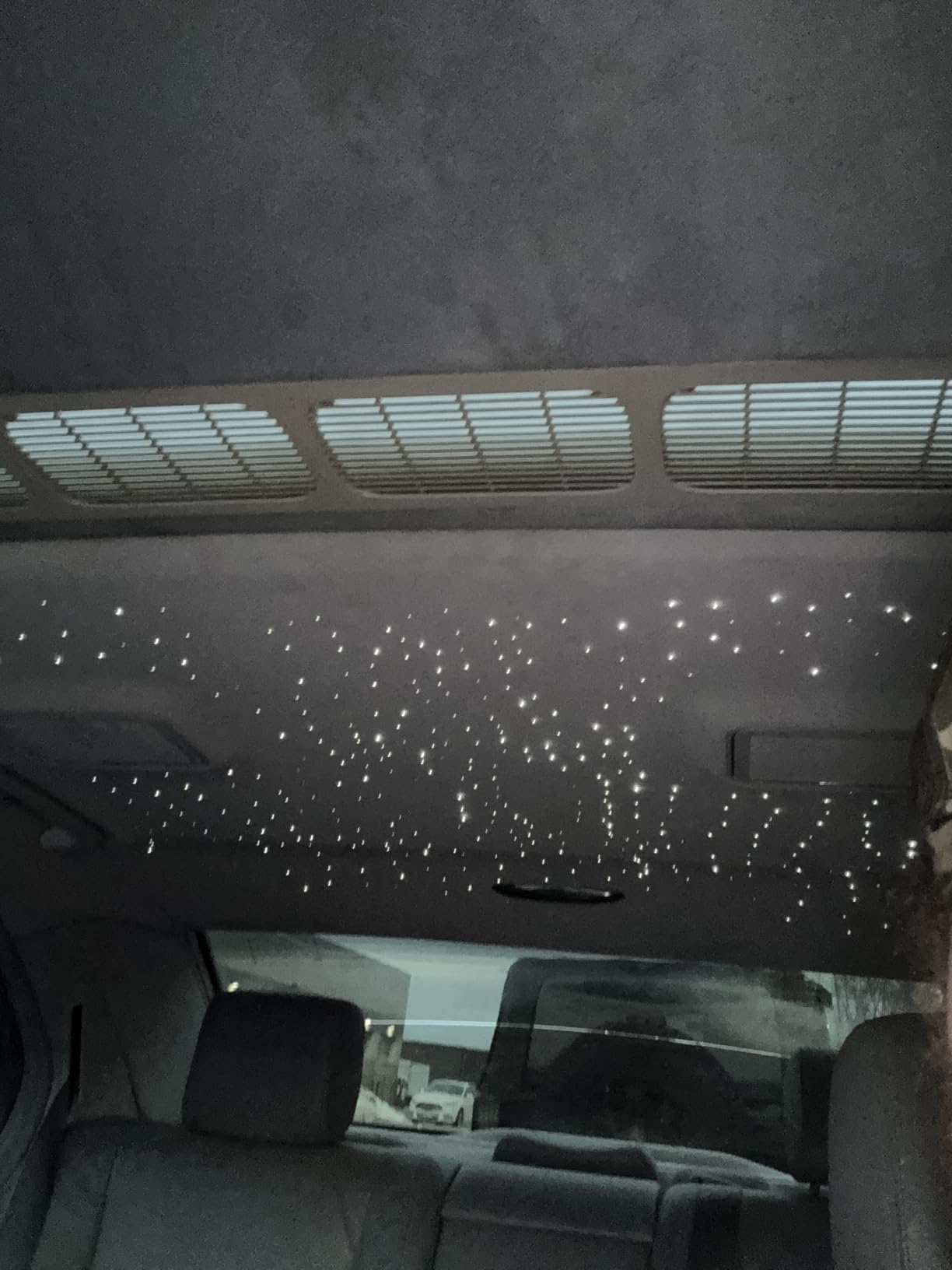 Starlight Headliner Kit, Twinkle & Sound Activate RGBW 16W Fiber Optic Lights with Bluetooth APP & Remote Control, 300 pcs*0.03in*9.8ft, Star Lights for Home/Car Decor customer photo 1