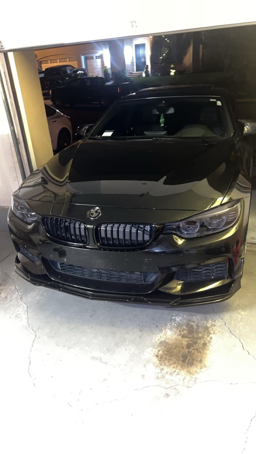 Universal Front Lip for Car,Glossy Black Front Bumper Lip, ABS Adjustable Sharp Corner Front Bumper Lip Splitter Protector Replacement for Most Vehicle (Glossy Black w/Black) customer photo 2