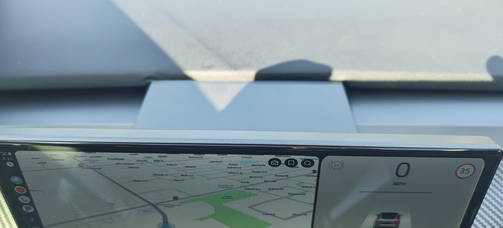 Head Up Display for Tesla Model 3 2017-2023 Model Y 2019-2024 with Wireless/Wired Carplay Android Auto Bluetooth WiFi USB Navigation Power Speed IPS HD Touchscreen (9in-T3) customer photo 2