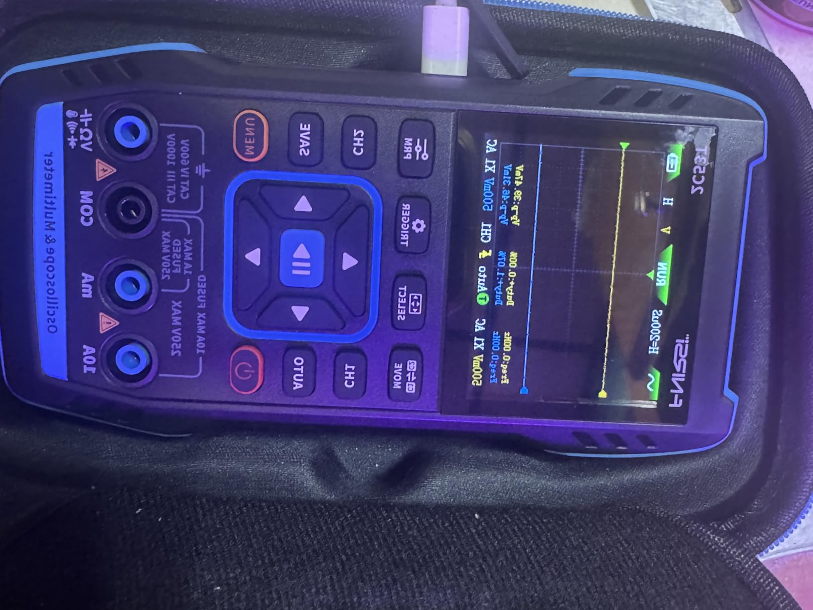 FNIRSI 2C53T Upgraded Handheld Oscilloscope, 50MHz Bandwidth, 3IN1 Digital Oscilloscope Multimeter DDS Generator, 250MS/s Sampling Rate customer photo 1