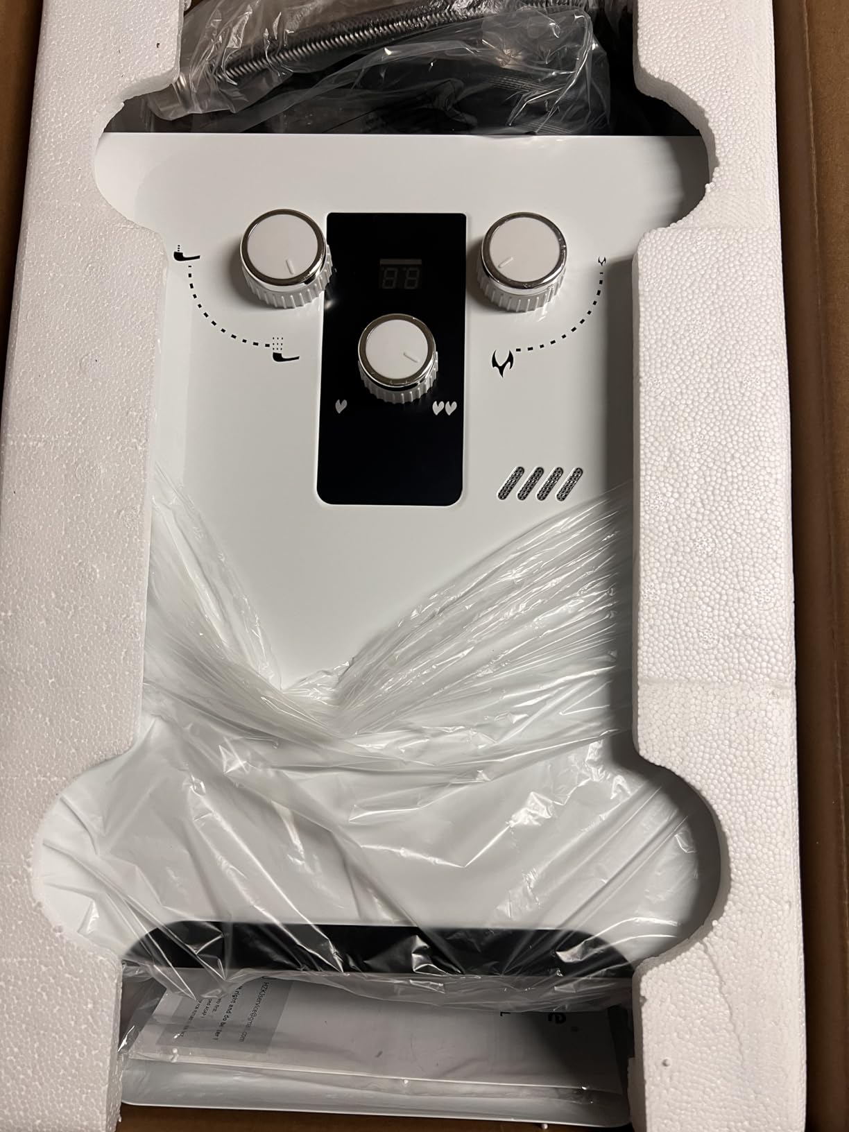 Tankless Water Heater Propane, 2.11 GPM RV with Digital Display, 8L Portable Instant Hot Gas with Overheating Protection for Indoor and Camping, 40,824 BTU customer photo 1