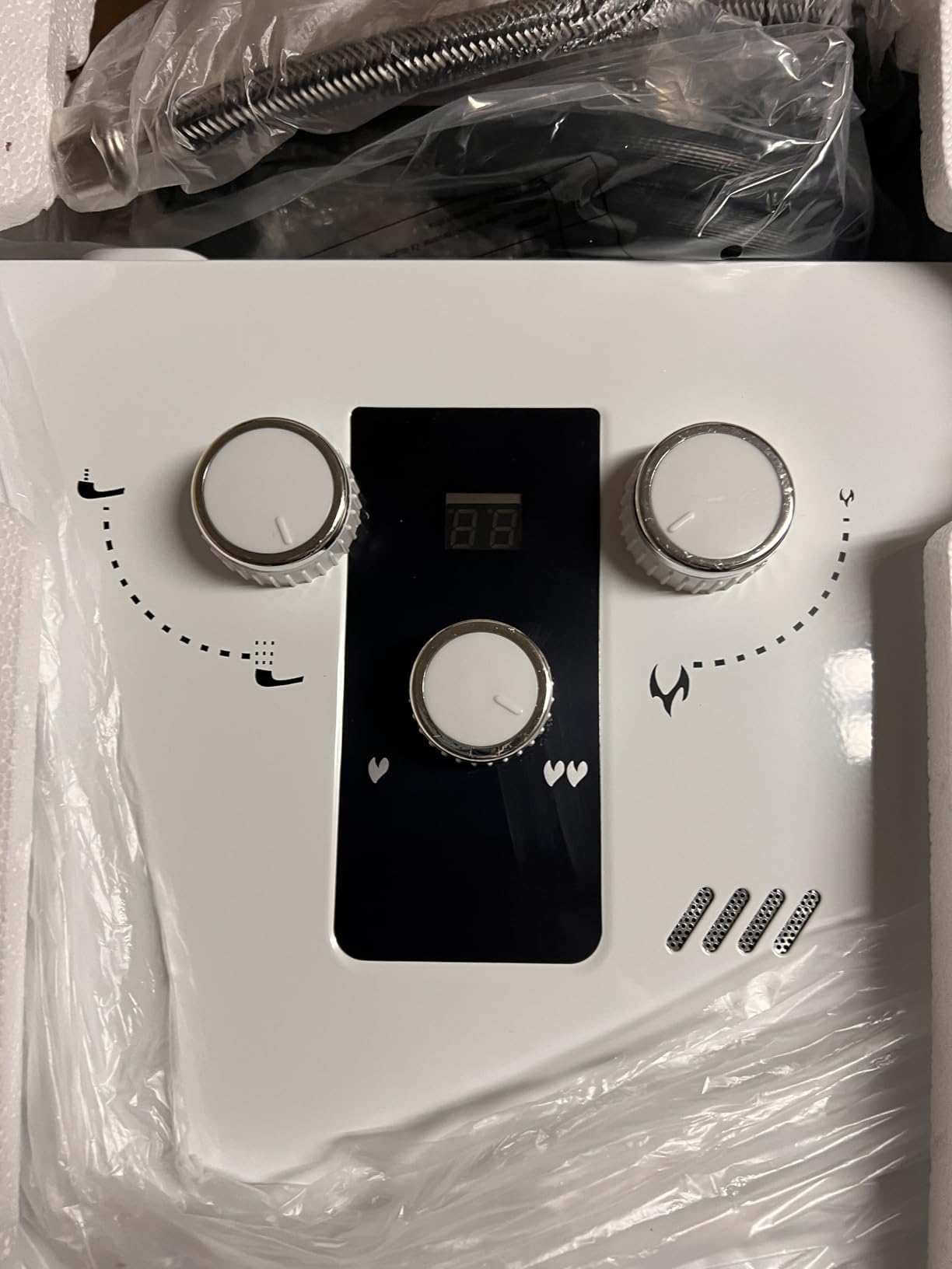 Tankless Water Heater Propane, 2.11 GPM RV with Digital Display, 8L Portable Instant Hot Gas with Overheating Protection for Indoor and Camping, 40,824 BTU customer photo 2