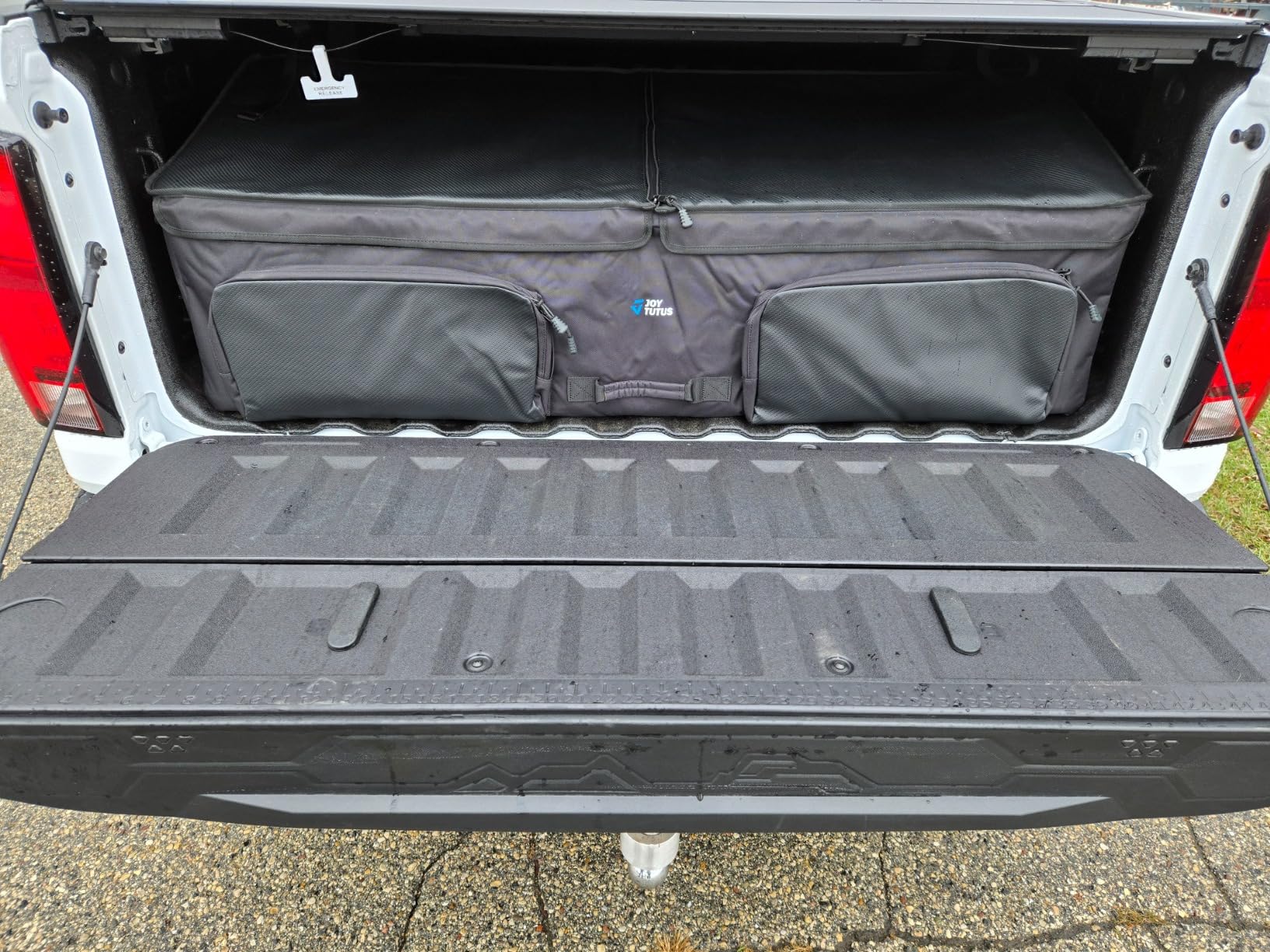JOYTUTUS Truck Bed Cargo Box Organizer for Pickup, Truck Bed Cargo Bag, Storage Organizer Carrier Accessories for Groceries, Golf, Easily Slide in and Out, Easy Access customer photo 2