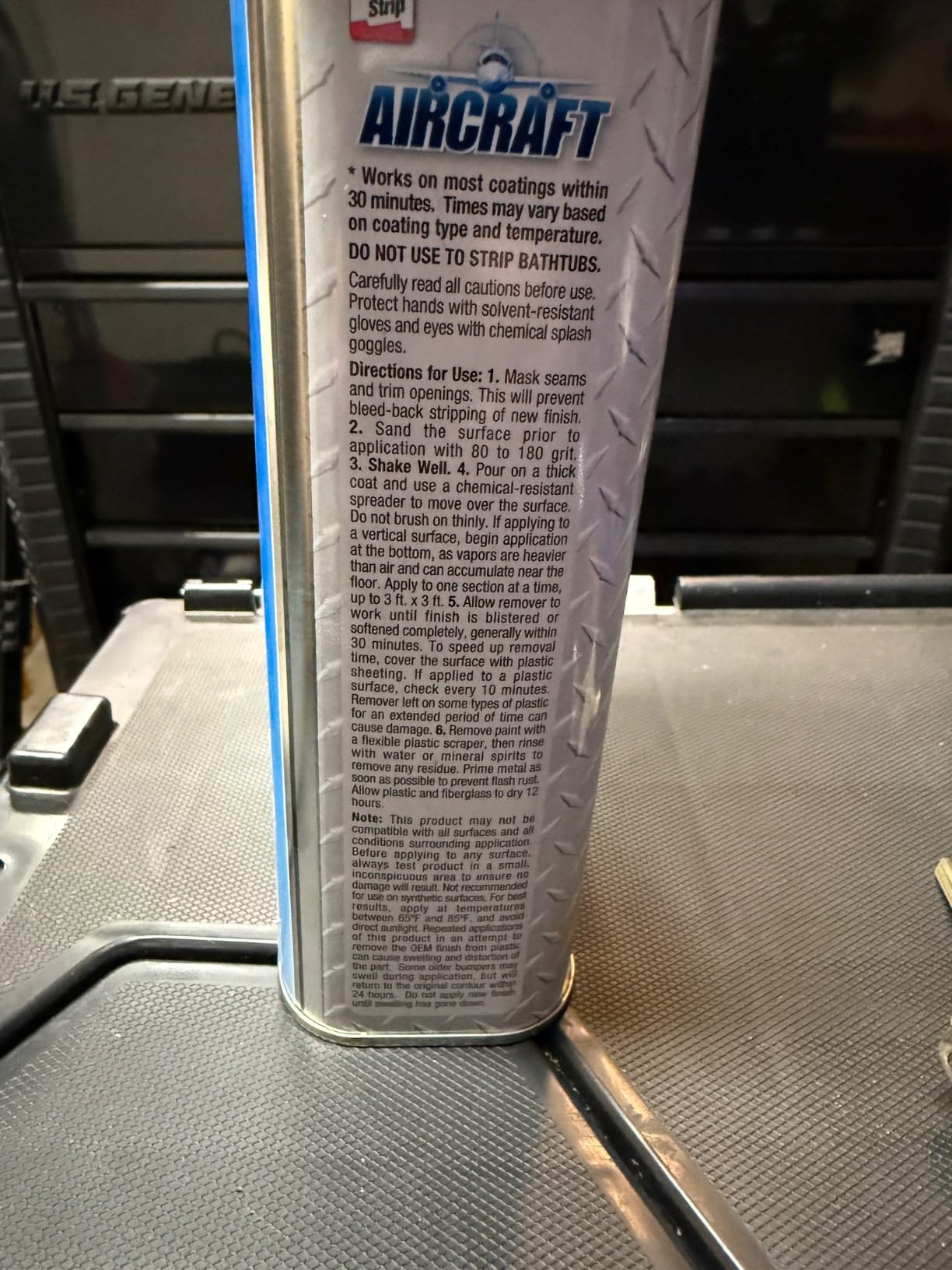 KLEAN-STRIP Aircraft Ultra Paint Remover - Powerful Formula Strips Automotive & Metal Coatings, Visible Lifting, Fast-Acting - 1 Quart customer photo 2