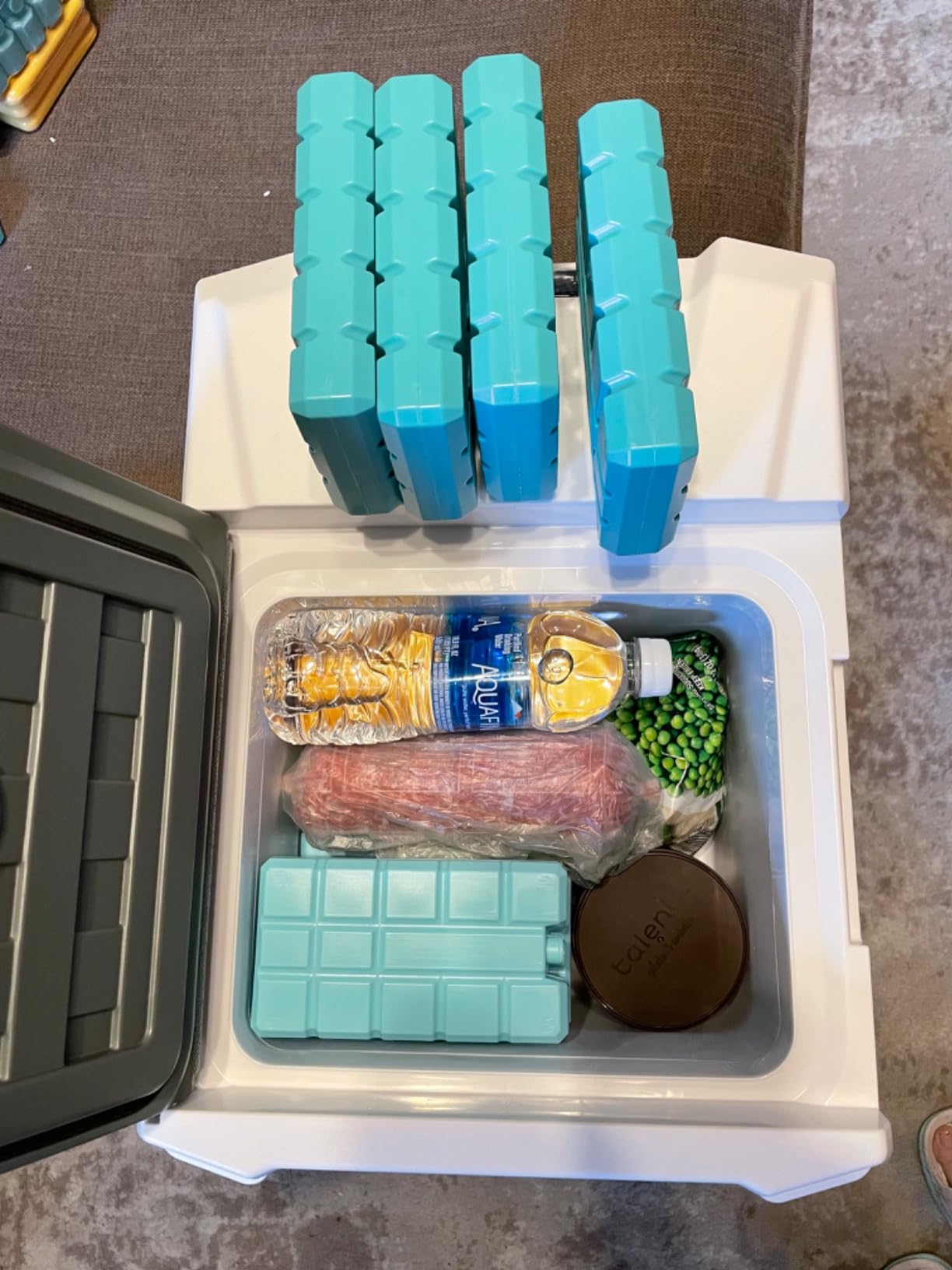 Alpicool 12 Volt Refrigerator 12V Car Fridge 10 Quart Small Car Refrigerator Portable Fridge 12/24V DC 110~240 Volt AC for Truck RV Camper SUV Portable Freezer Electric Cooler for Camping (-4℉-68℉) customer photo 1