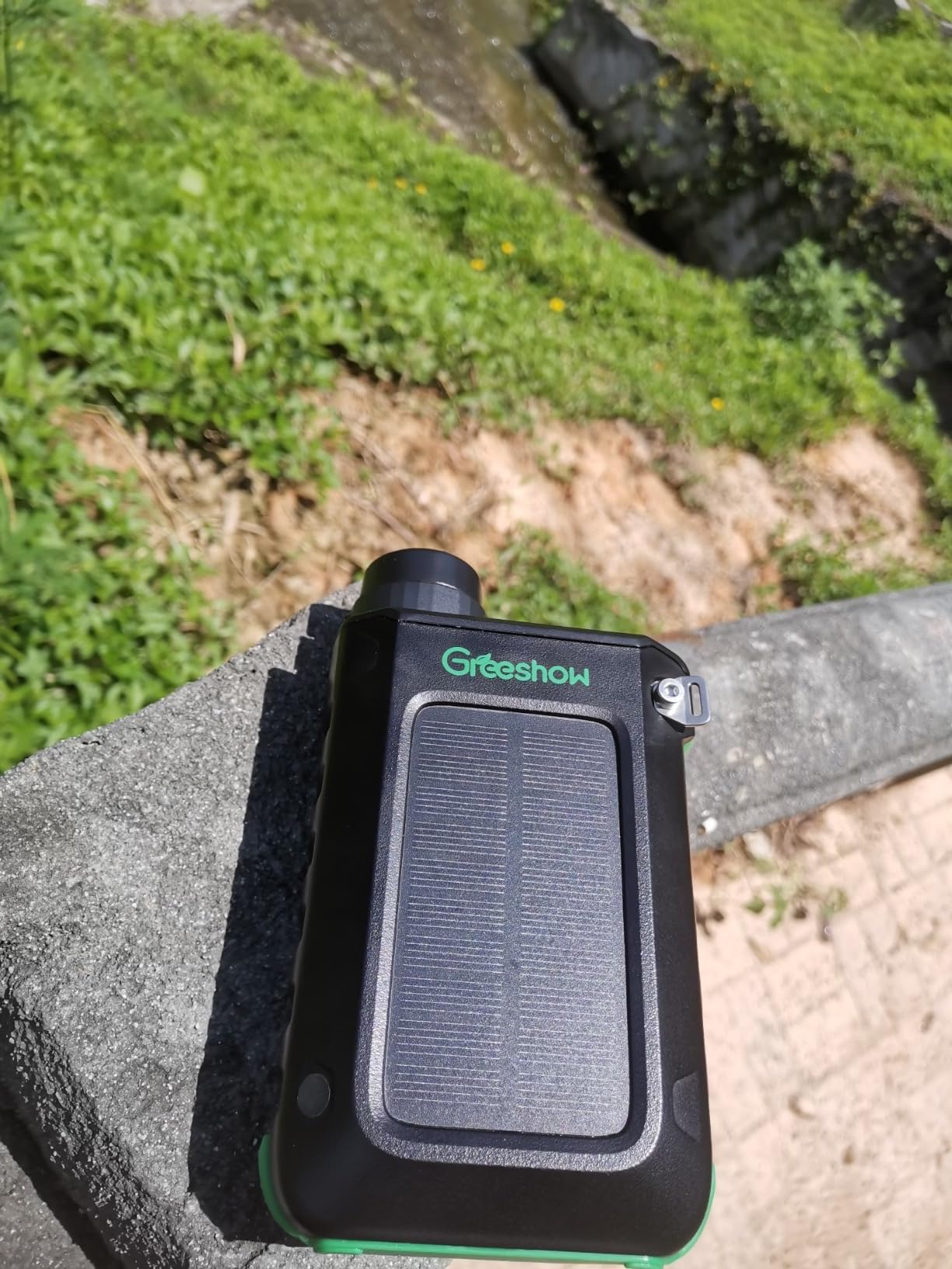 Greeshow Electric Water Filter, 0.01 Micron Survival Filtration System with Solar, Hand Crank Charger & LED Flashlight | Portable Pump for Camping Gear, Hiking & Emergency Kits customer photo 1