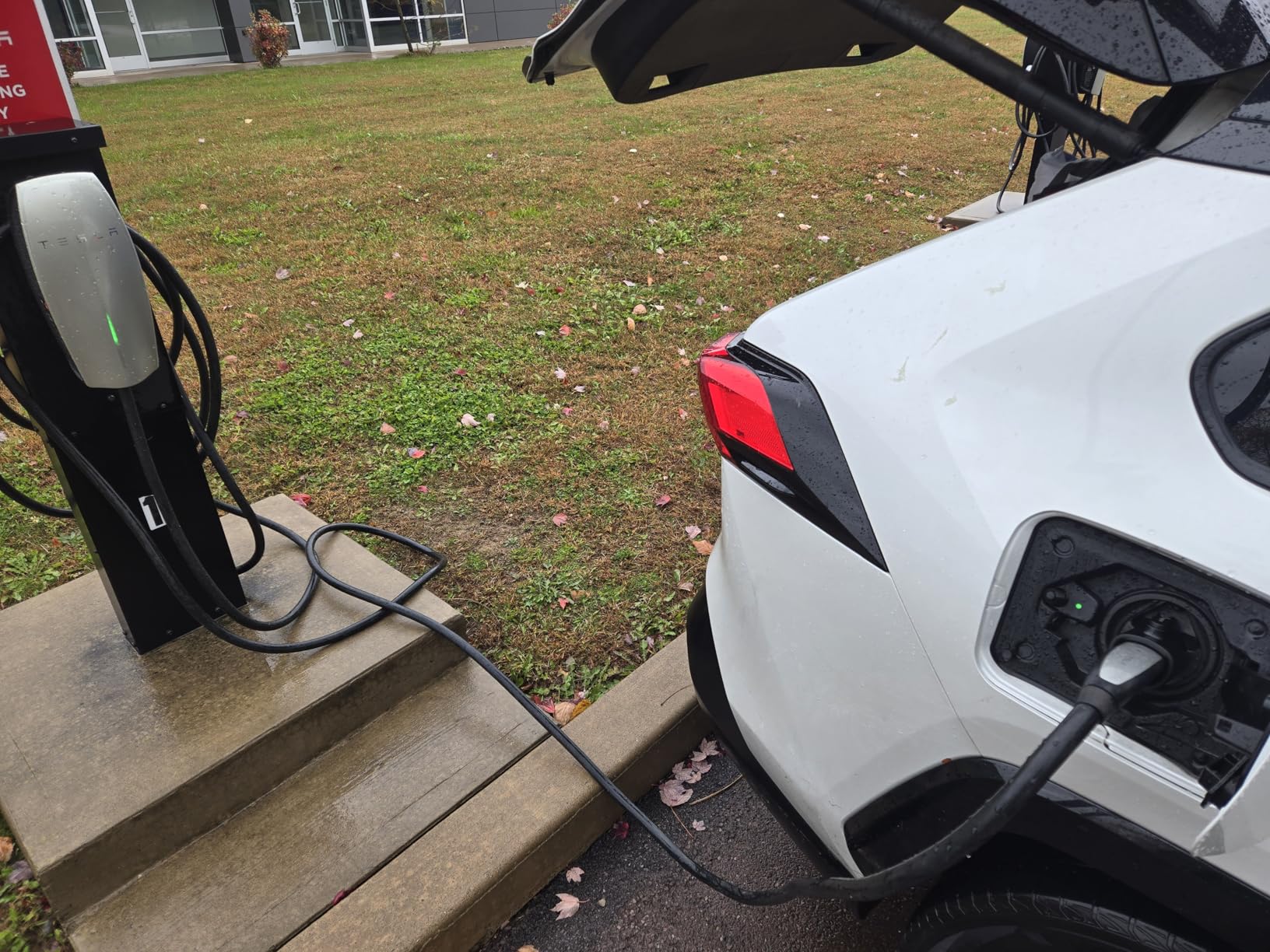 Ecogenix Tesla to J1772 Charger Adapter, J1772 EVs Only Max 80A 240V, NACS to J1772 Electric Vehicles Charging Adapter, Compatible with Tesla Mobile Charger, Wall Connector, Destination customer photo 1
