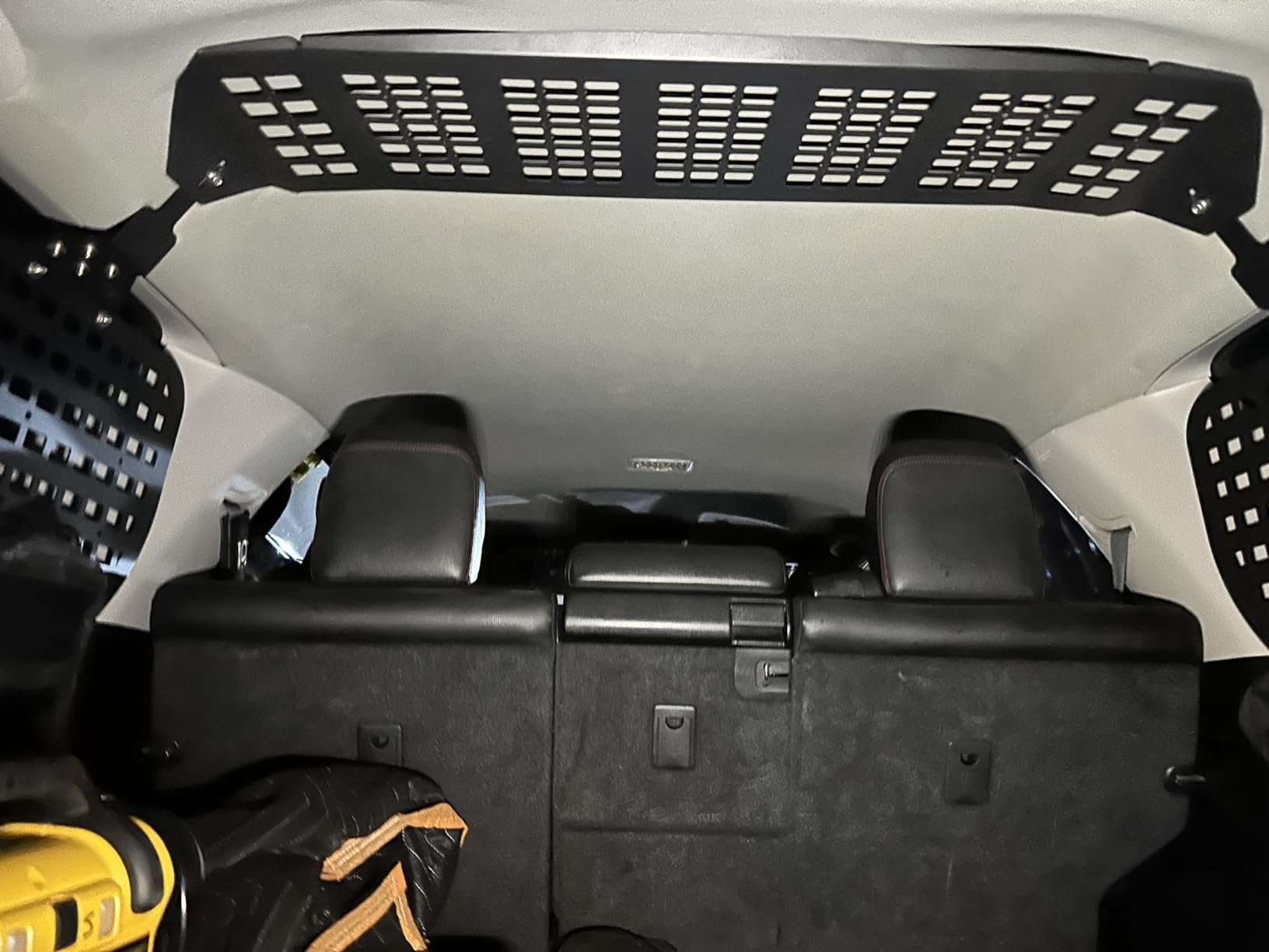 Hooke Road 4Runner Rear Overhead Storage MOLLE Panel Cargo Rack for 2010-2024 Toyota 4Runner 5th Gen, Trunk Cargo Shelf Interior Accessories Steel customer photo 2
