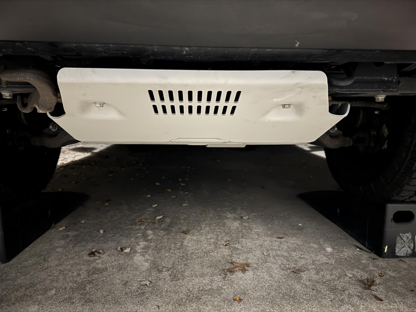 ECOTRIC Front Skid Plate Protection Compatible with 2016-2023 Toyota Tacoma Replacement for PTR60-35190, PTR60-35160 Aluminum Powder Coated customer photo 2