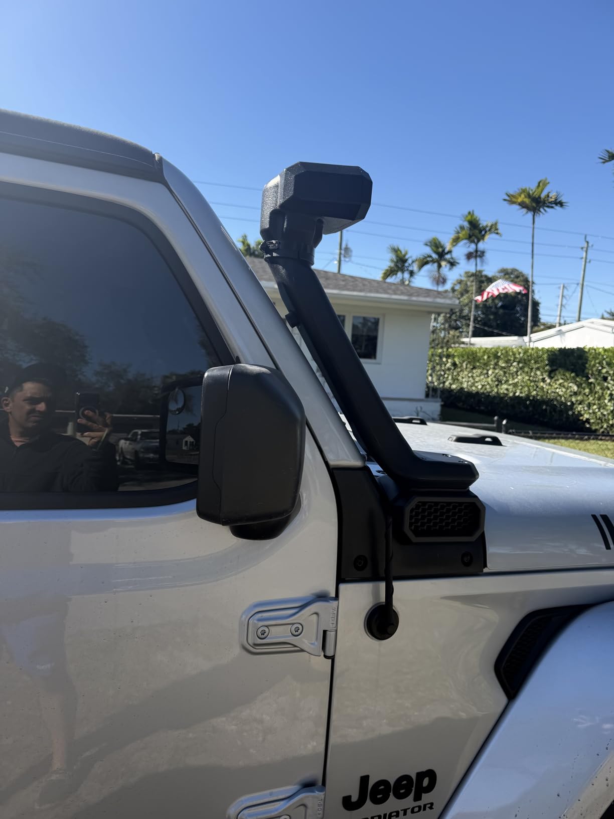 Car Snorkel Kit Fit for Jeep for Wrangler 2018-2021, 18-23 for Jeep for Wrangler JL New Cold Air Ram Intake Snorkel Kit OffRoad 2.0L 3.6L, for Jeep for Gladiator 2020-2023 customer photo 1