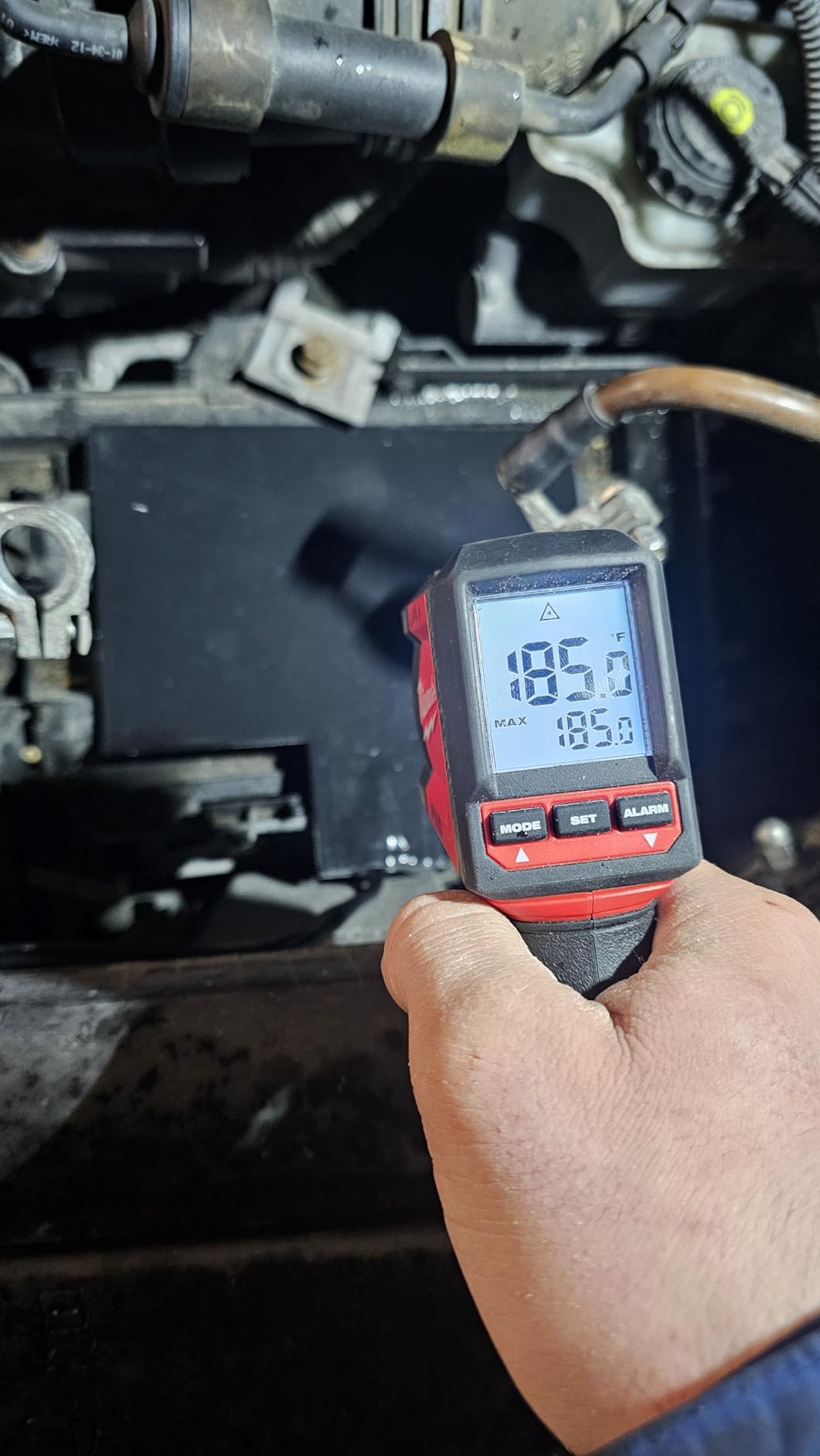 8-1/2'' x 7-7/8'' Silicone Battery Heater Pad with Thermostatically Control and Plug, Automotive Electric Silicone Battery Warmer Pad, 120V, 60Watts, Grey customer photo 1