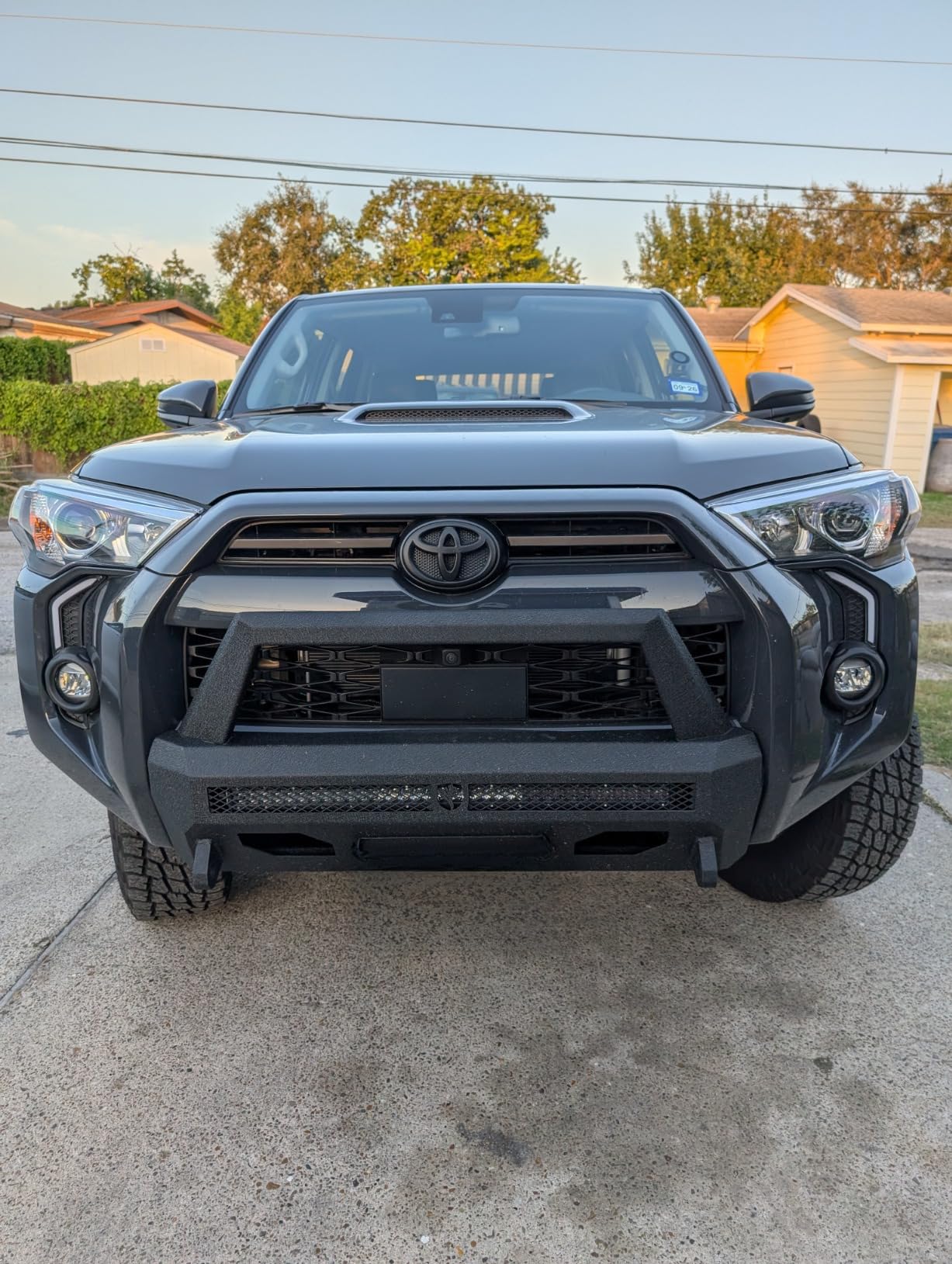 Tyger Auto FURY Center Bumper Guard Compatible with 2014-2024 Toyota 4Runner (Exclude Limited; Nightshade; TRD Sport) | Winch Plate | D-Ring | Textured Black | Rock Crawler | TG-BP7T20778 customer photo 1