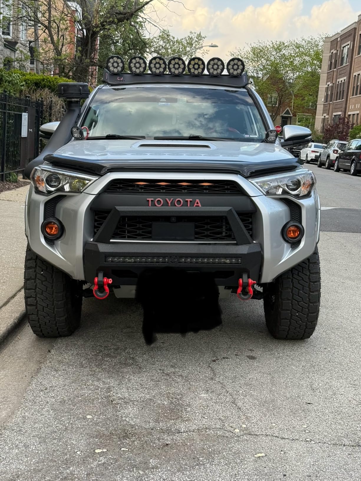 Tyger Auto FURY Center Bumper Guard Compatible with 2014-2024 Toyota 4Runner (Exclude Limited; Nightshade; TRD Sport) | Winch Plate | D-Ring | Textured Black | Rock Crawler | TG-BP7T20778 customer photo 2