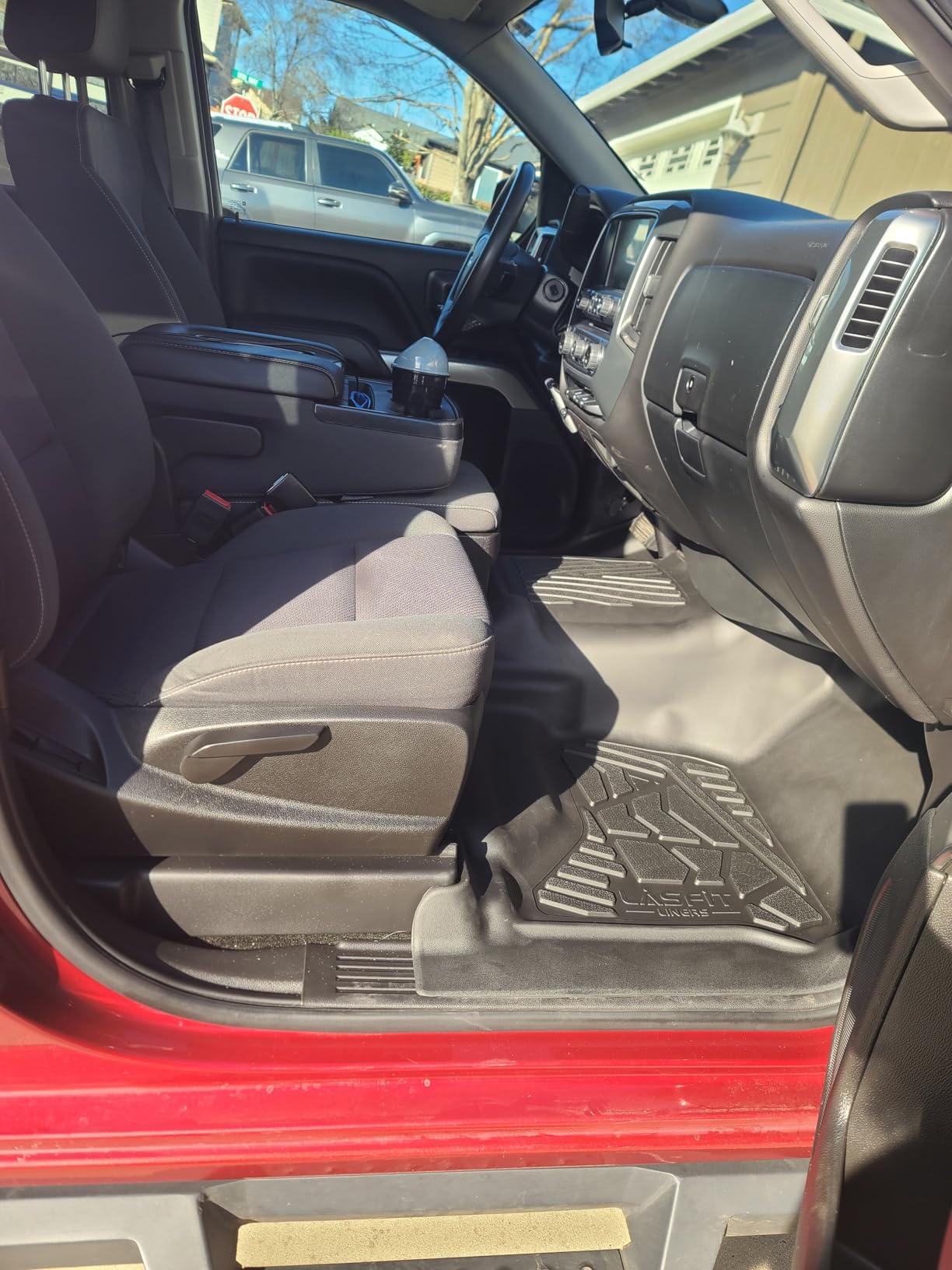 LASFIT Floor Mats & Cargo Liner 2021-2026 & Only 7 Seats (Not for 8/9 Seats) for Chevrolet Chevy Tahoe/GMC Yukon(Only Yukon, Not Fit Yukon XL)/Cadillac Escalade(Only Escalade, Not Fit Escalade ESV) customer photo 1