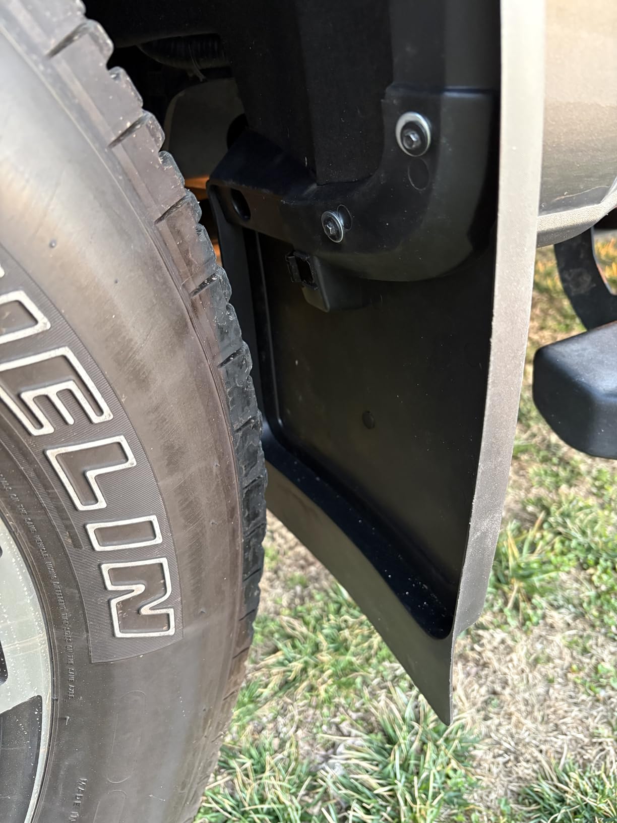 Mud Flaps for 2017-2024 Ford F-250/F-350 Super Duty Without OEM Fender Flares (Single Rear Wheels), No Drill Splash Guards Front & Rear Truck Mud Guards Accessories Set(4pcs) customer photo 2