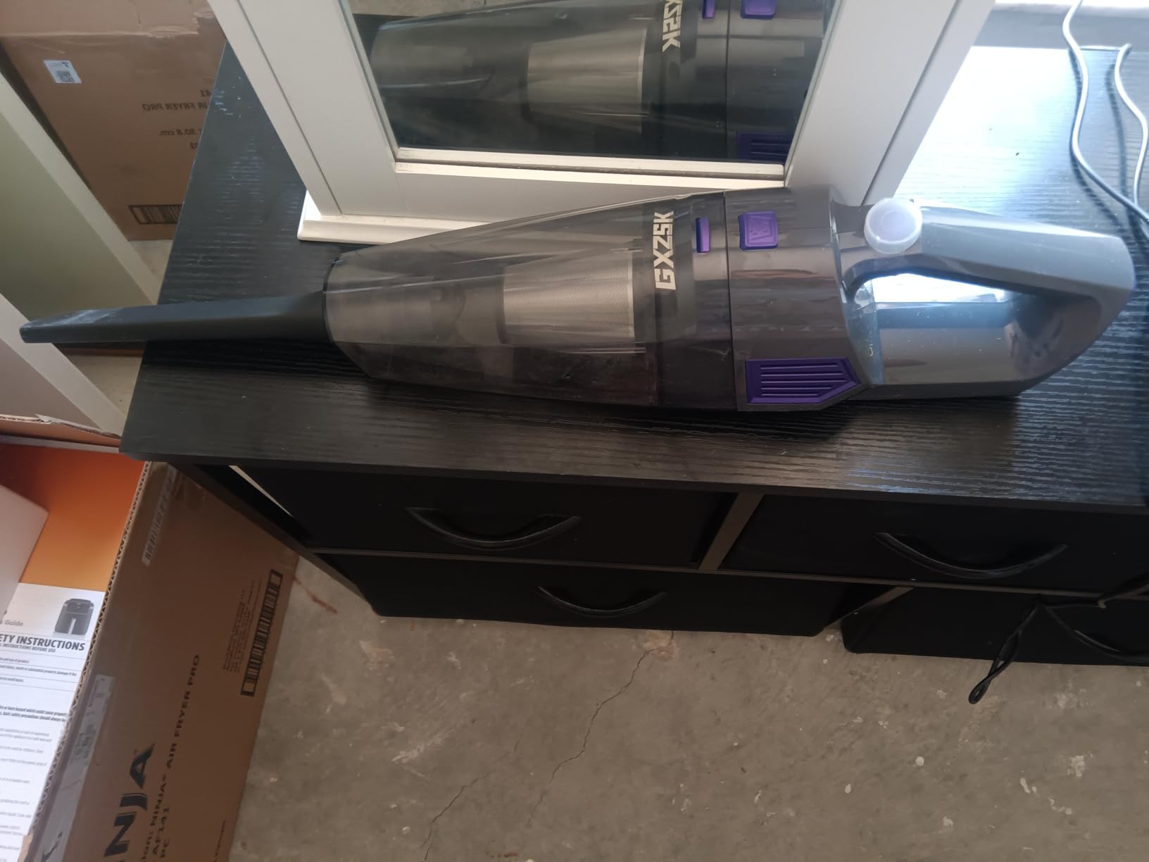 Gxzsk Handheld Vacuum Cordless, Hand Held Car Vacuum Cleaner, Hand Vacuum | 15000PA Strong Suction, Rechargeable, Portable, Multi-Nozzles & Washable Filter, For Home Office, Car, Pets customer photo 2