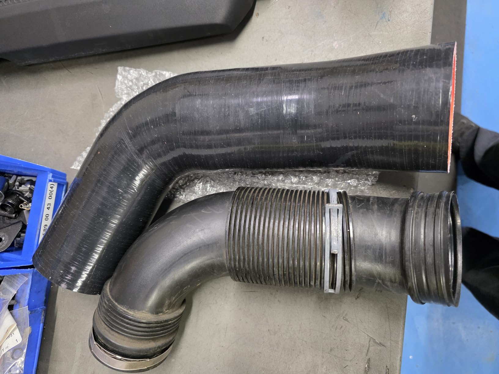 EA888 Silicone Intake Hose Pipe Turbo Inlet Elbow Muffler Delete customer photo 2