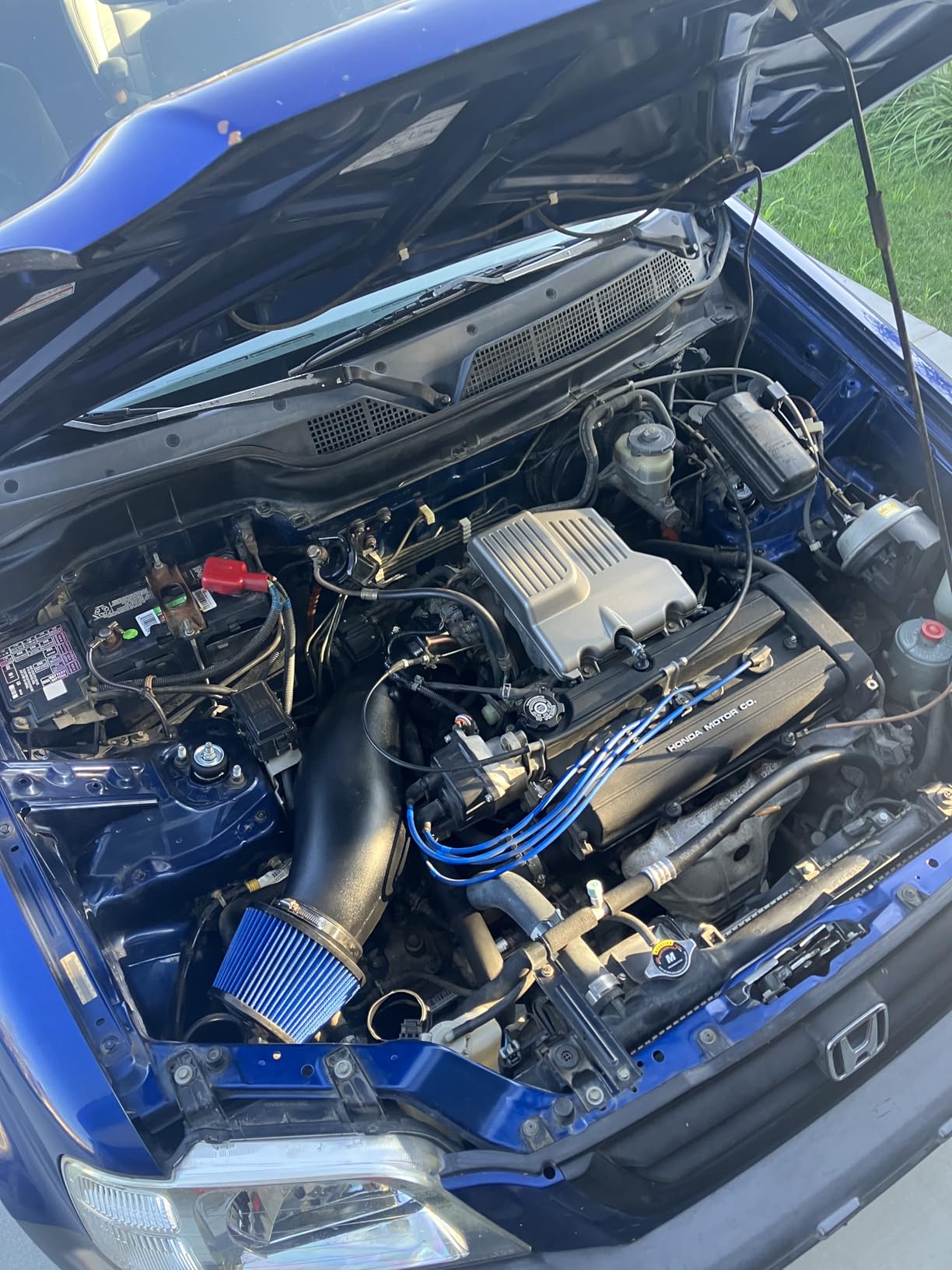 For 92-00 Honda Civic 94-01 Acura Integra Cold Air Intake Pipe Kit Power High Flow with Air Filter Compatible with 1992-2000 Honda Civic EK EG & 1994-2001 Acura Integra DC EG EK DC (Carbon Fibre+ABS) customer photo 2