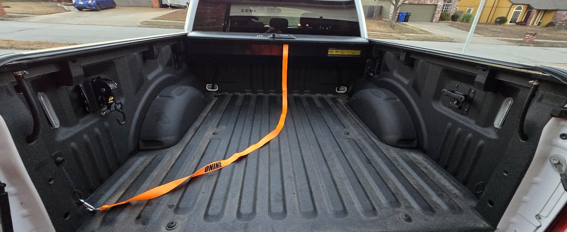 ONINE Low Profile Pull-Lock-Go Retractable Hard Tonneau Cover Custom fit 2015-2026 Ford F150 5.5ft Bed (66 inch), Dual T-Slot Design Compatible for Roof Racks and Crossbars customer photo 2