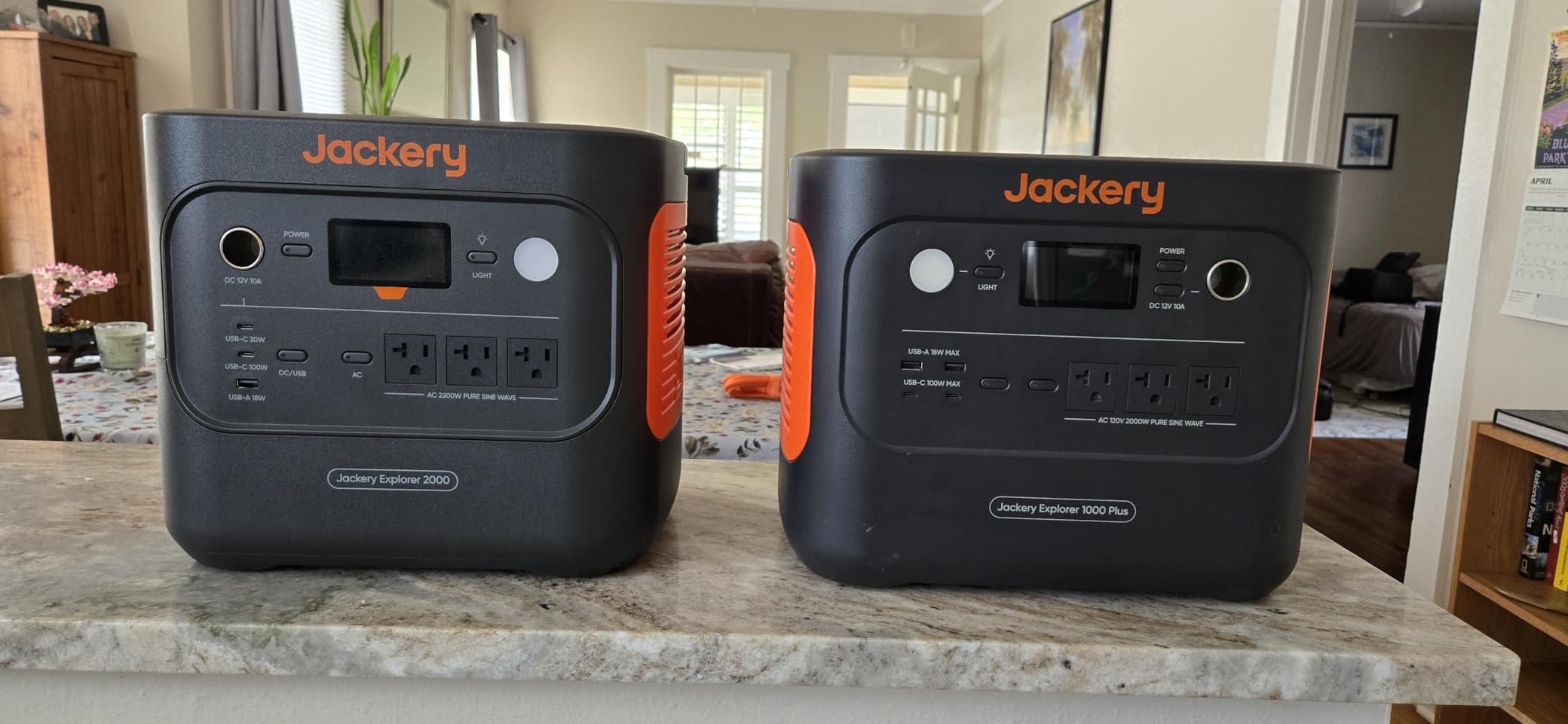 Jackery Explorer 2000 v2 Portable Power Station, 2042Wh LiFePO4 Home Backup Battery, 2200W Solar Generator, USB-C PD 100W Fast Charging for Emergencies, Power Outages, Camping (Solar Panel Optional) customer photo 2