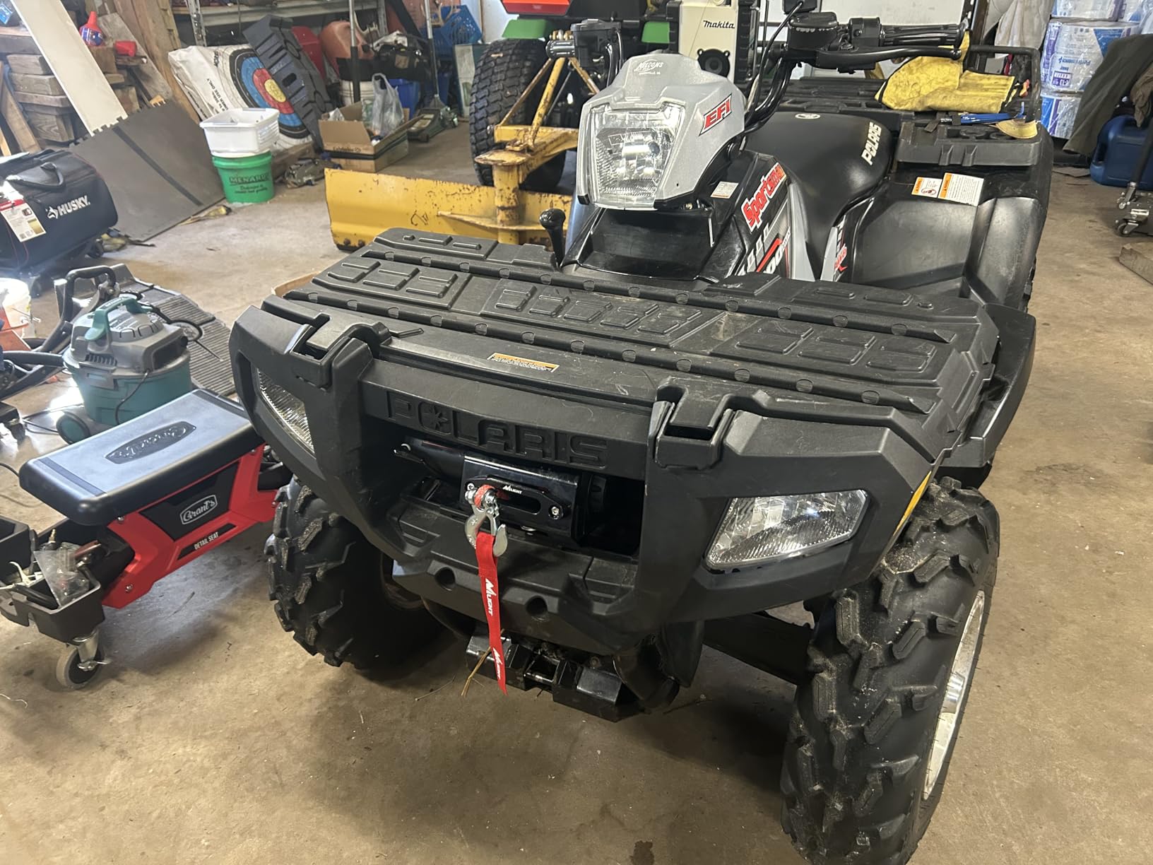 Nilight 12V Electric Winch 12000LBS IP68 Winch with Synthetic Rope for Jeep UTV Trailer Offroad customer photo 1
