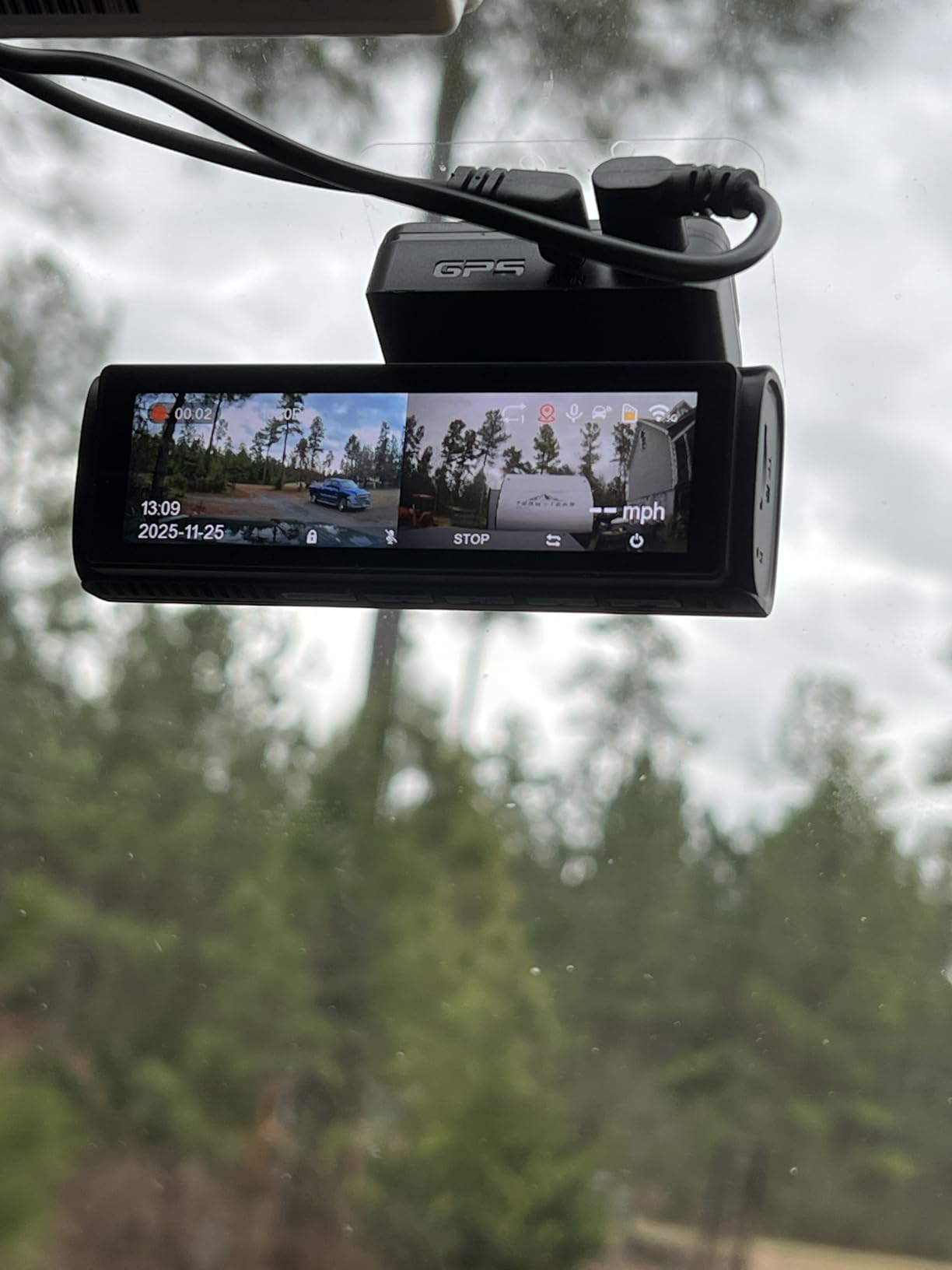 4K Dash Cam Front and Rear, Built-in 5G WiFi GPS, 64GB Card Included, 3.59'' IPS Screen Dash Camera for Cars, Dual Dashcam with G-Sensor, Loop Recording, WDR, Night Vision, 24H Parking Monitor customer photo 2