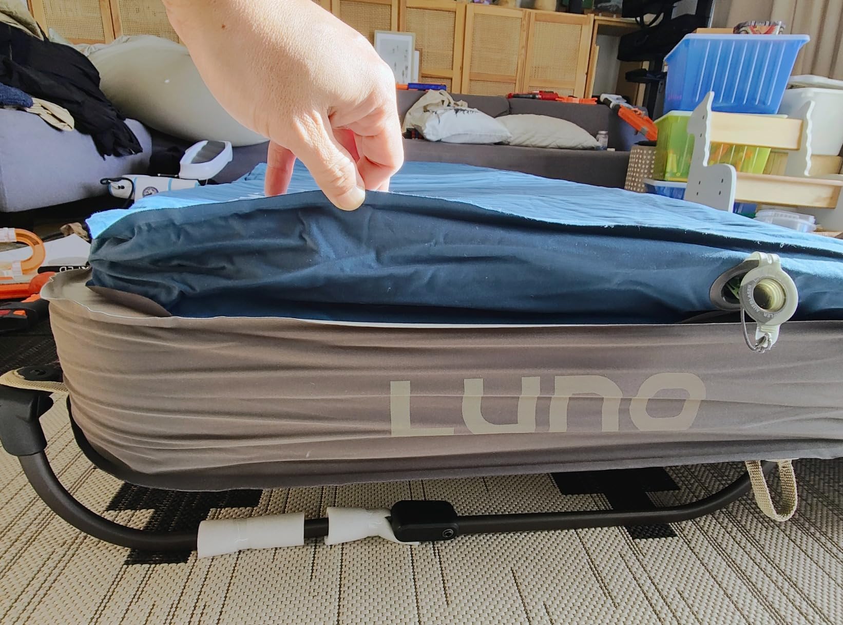 Luno Hybrid PRO Air + Memory Foam Camping Mattress for Tent & Car - 4